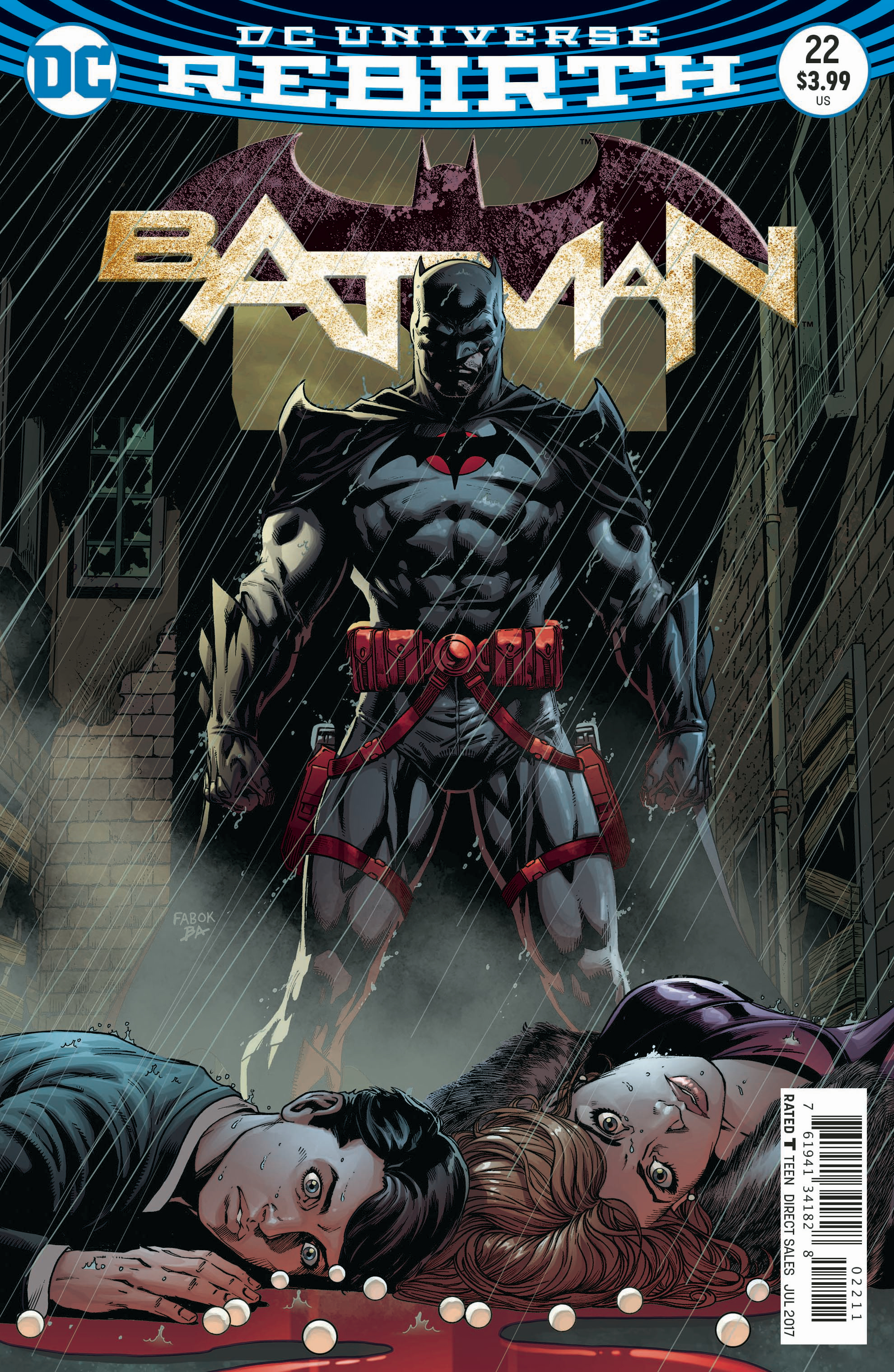 NOV169207 - BATMAN #22 LENTICULAR VAR ED (THE BUTTON) - Previews World