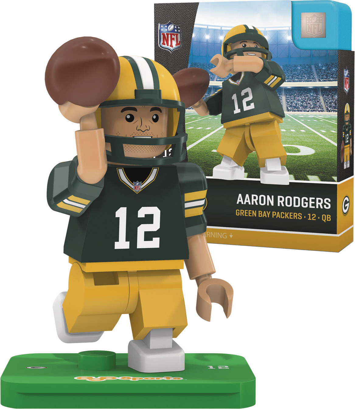 DEC168197 - OYO NFL GREEN BAY PACKERS AARON RODGERS MINI FIG