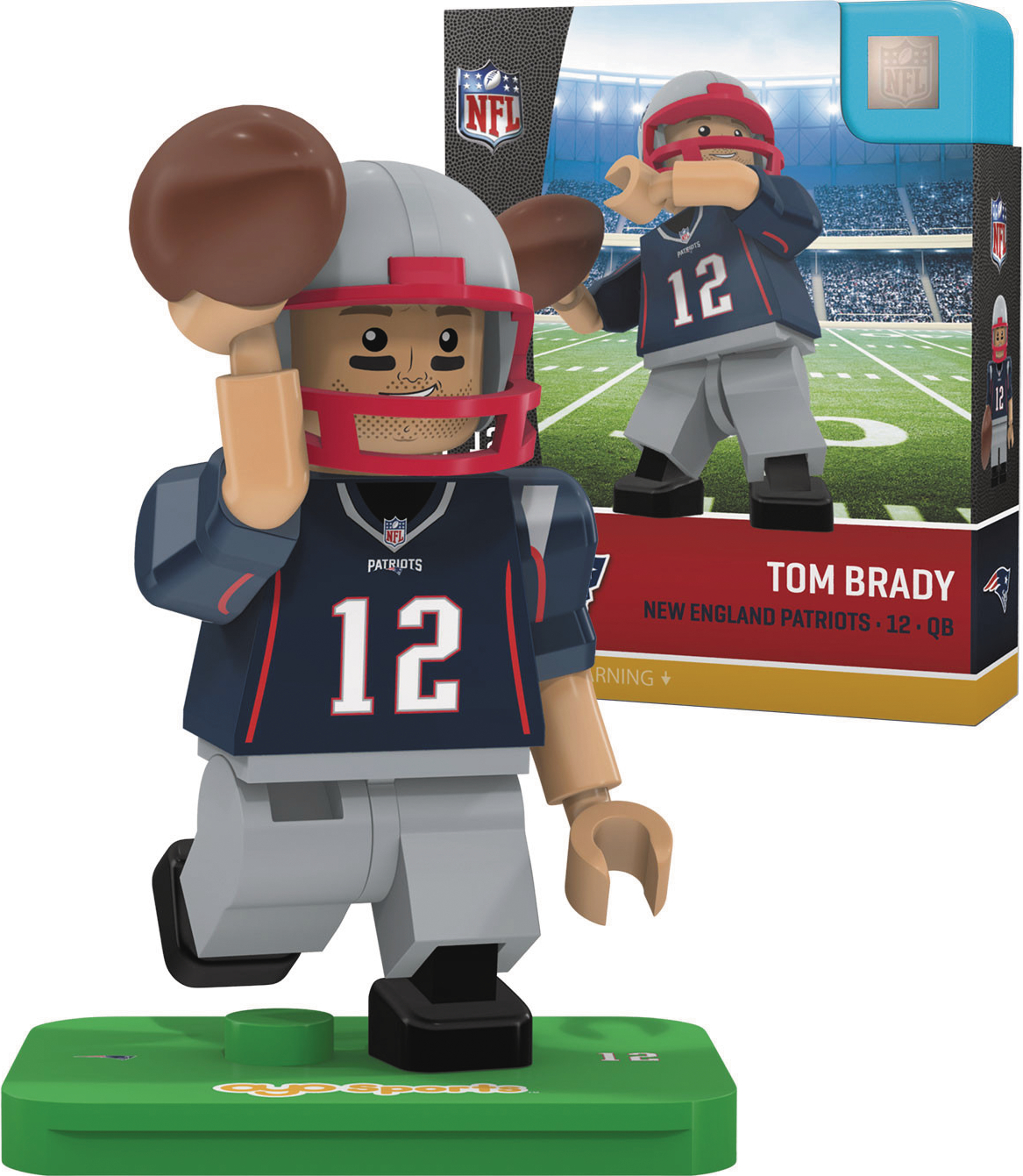 DEC168198 OYO NFL NEW ENGLAND PATRIOTS TOM BRADY MINI FIG