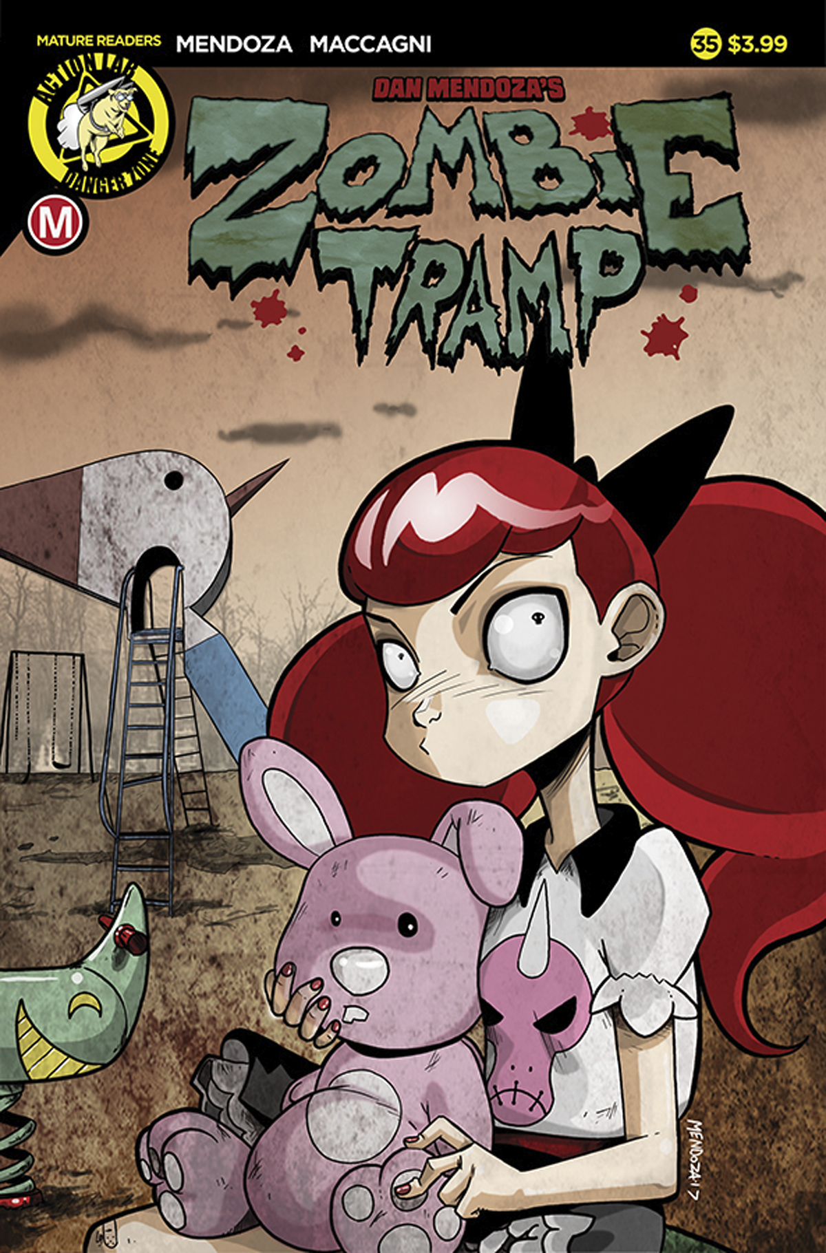 ZOMBIE TRAMP ONGOING #35 CVR A MENDOZA (MR)