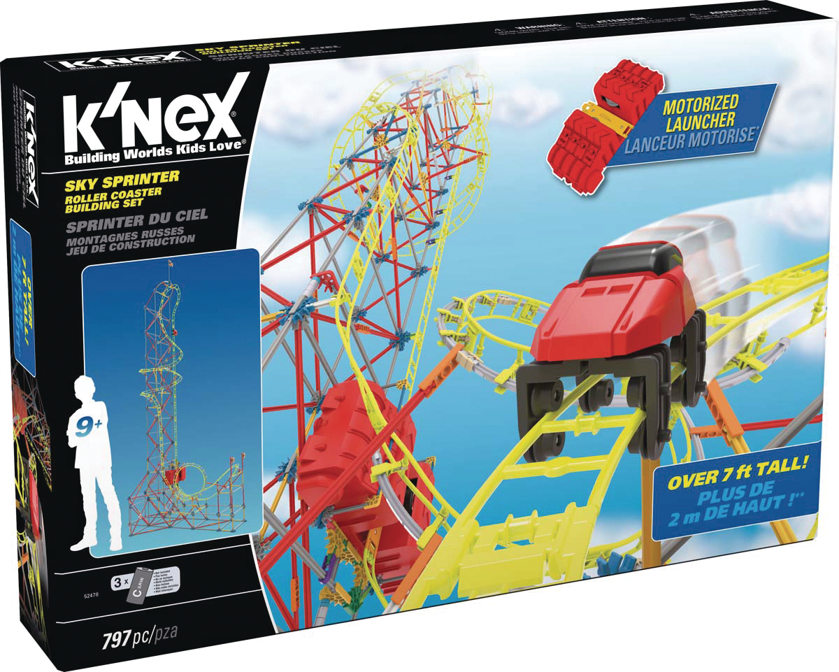 JAN178466 KNEX SKY SPRINTER ROLLER COASTER BUILDING SET