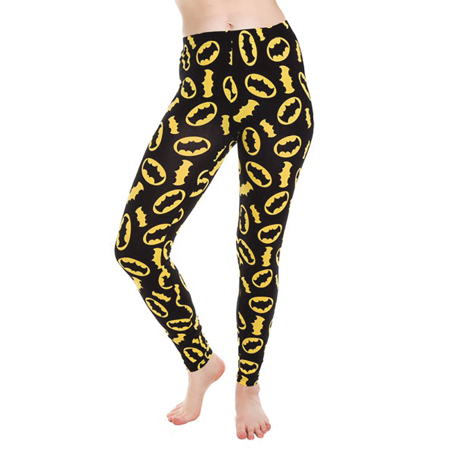 DC BATMAN ALL OVER PRINT LOGO LEGGINGS