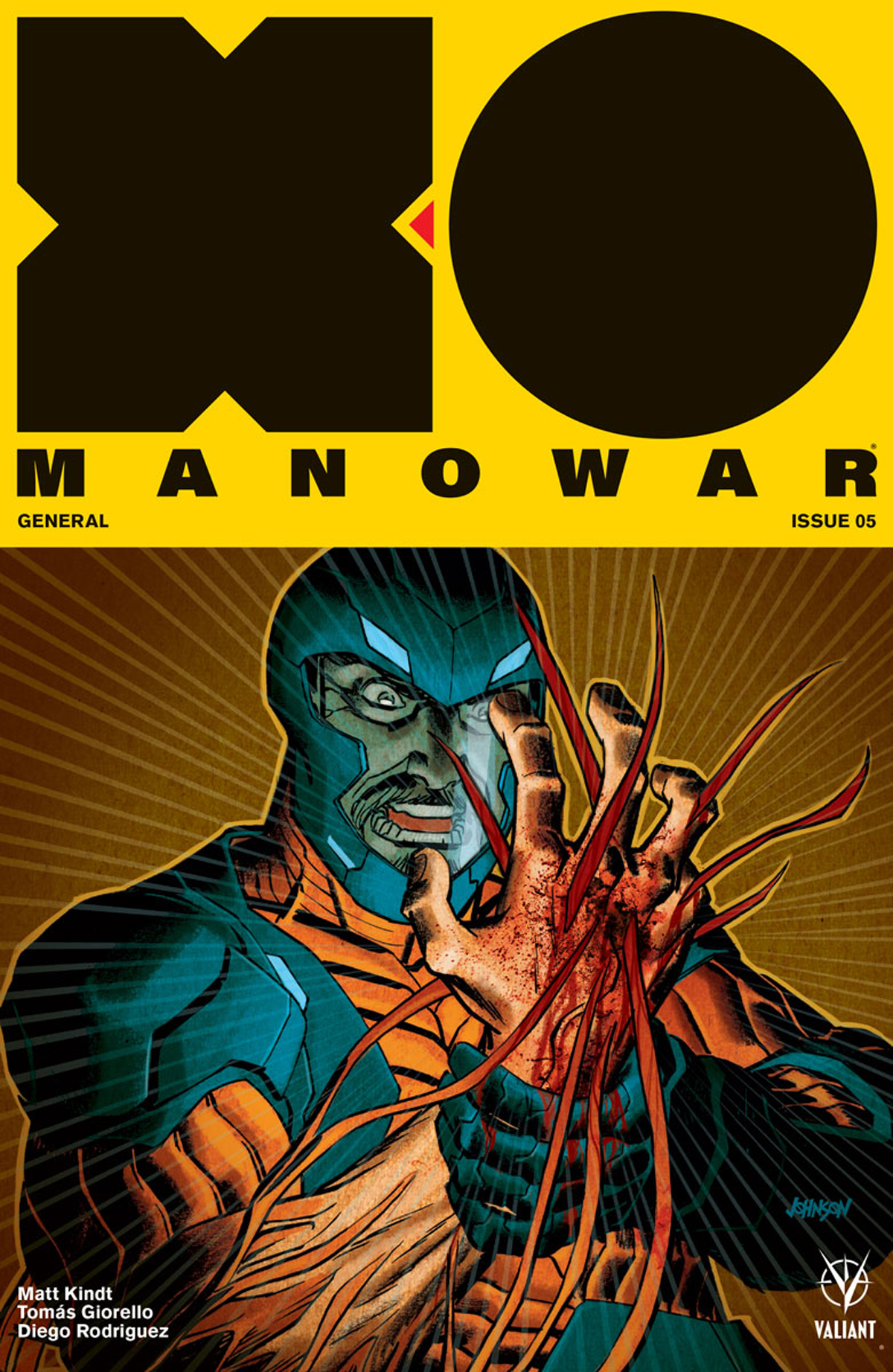 X-O MANOWAR (2017) #5 CVR B JOHNSON