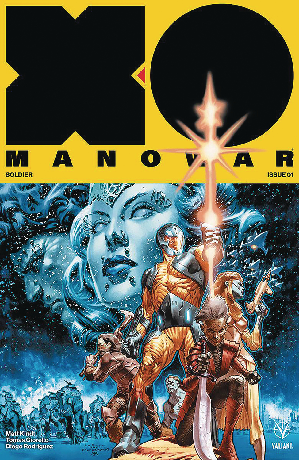 X-O MANOWAR (2017) #1 2ND PTG