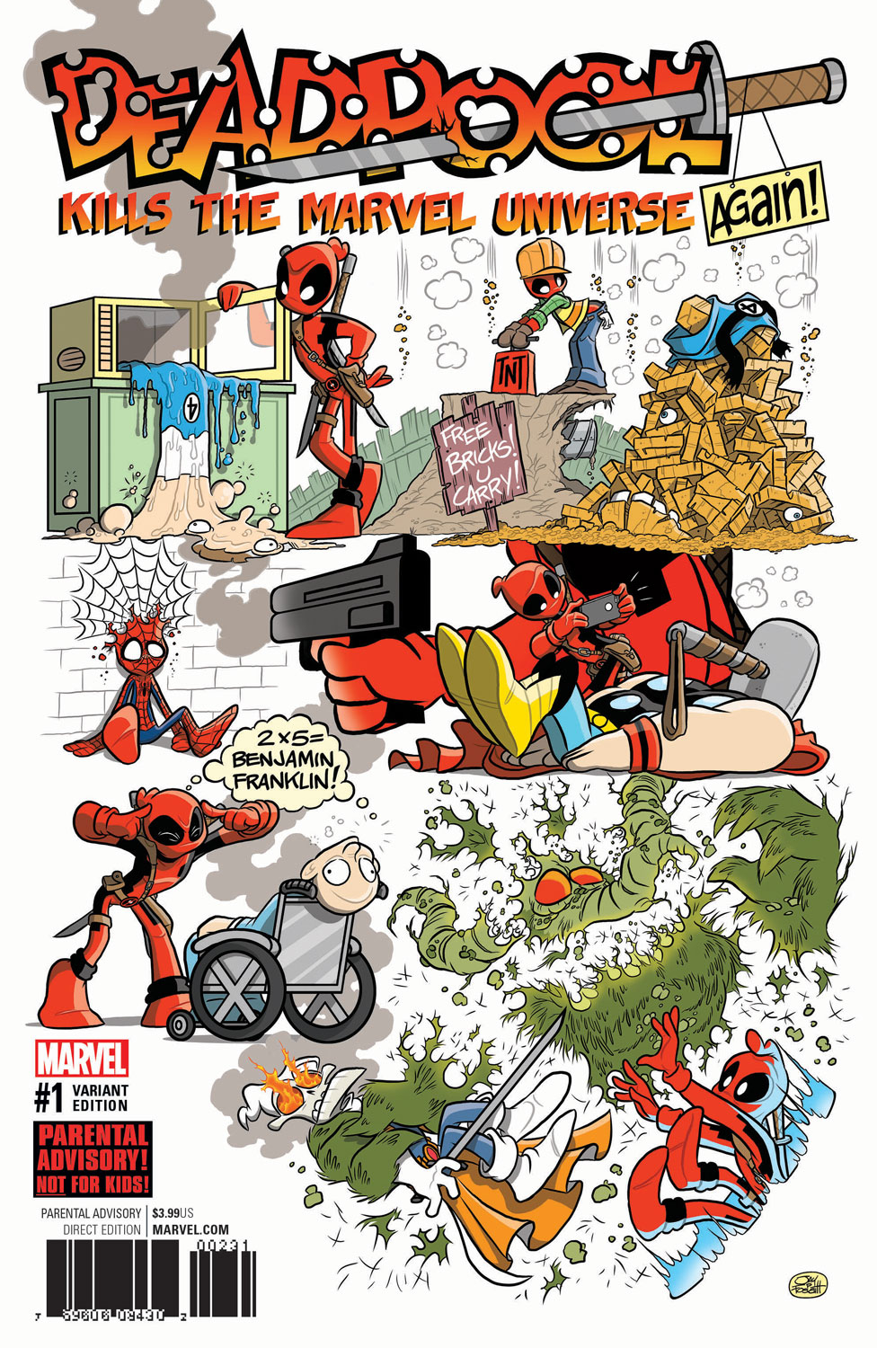 MAY170822 - DEADPOOL KILLS MARVEL UNIVERSE AGAIN #1 (OF 5) FOSGITT