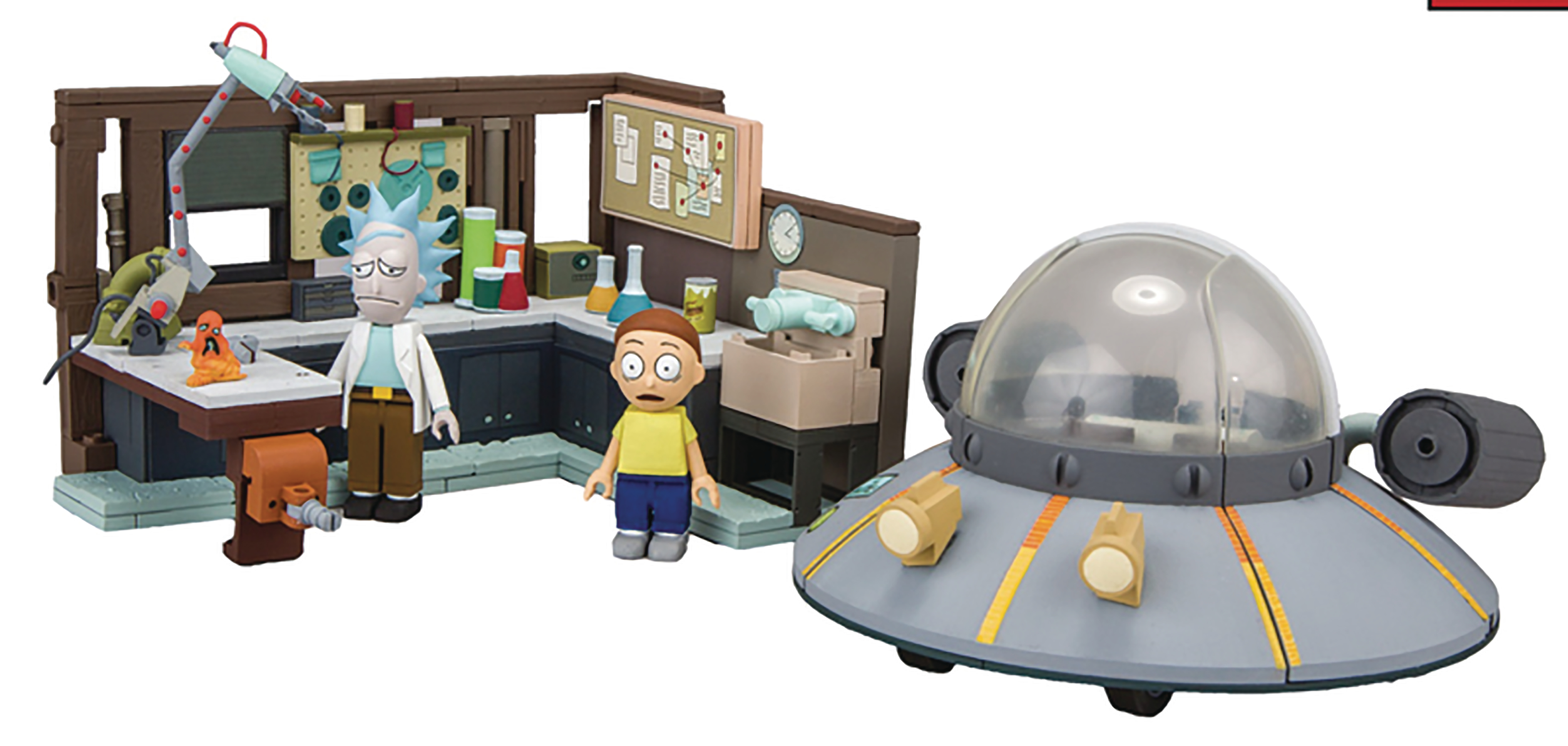 FEB178872 RICK MORTY SPACESHIP CONSTRUCTION SET CS Previews World