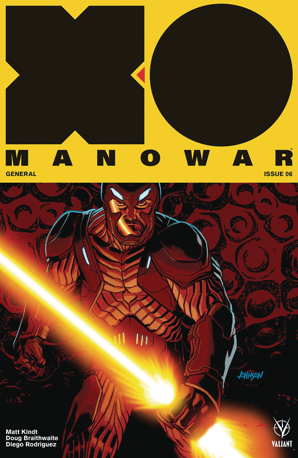 X-O MANOWAR (2017) #6 CVR B JOHNSON