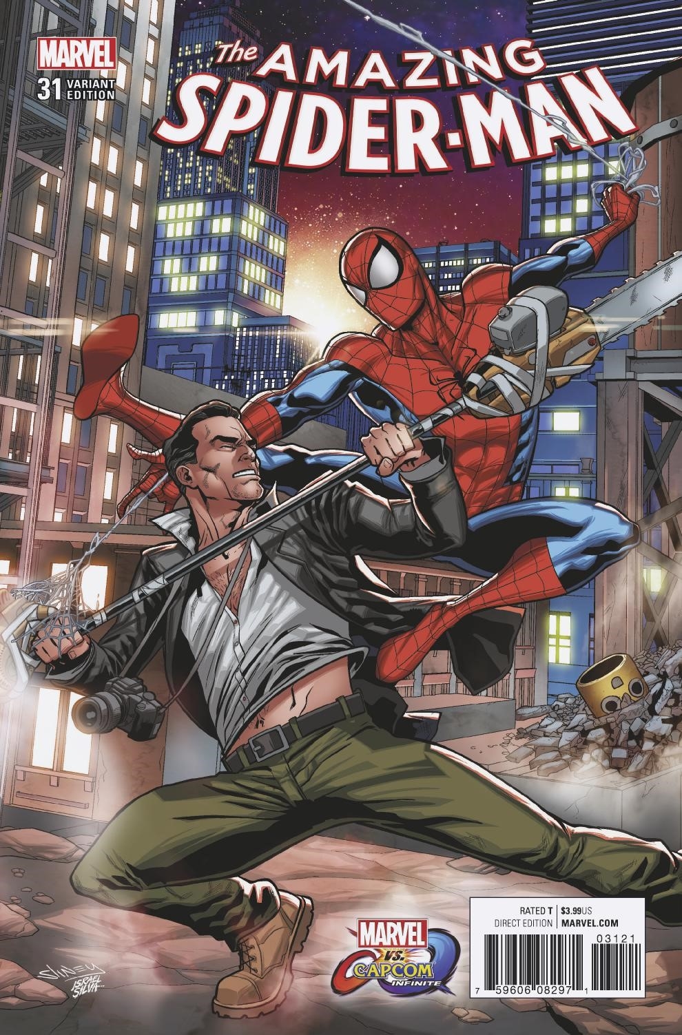 JUN170894 - AMAZING SPIDER-MAN #31 SLINEY MARVEL VS CAPCOM VAR - Previews  World