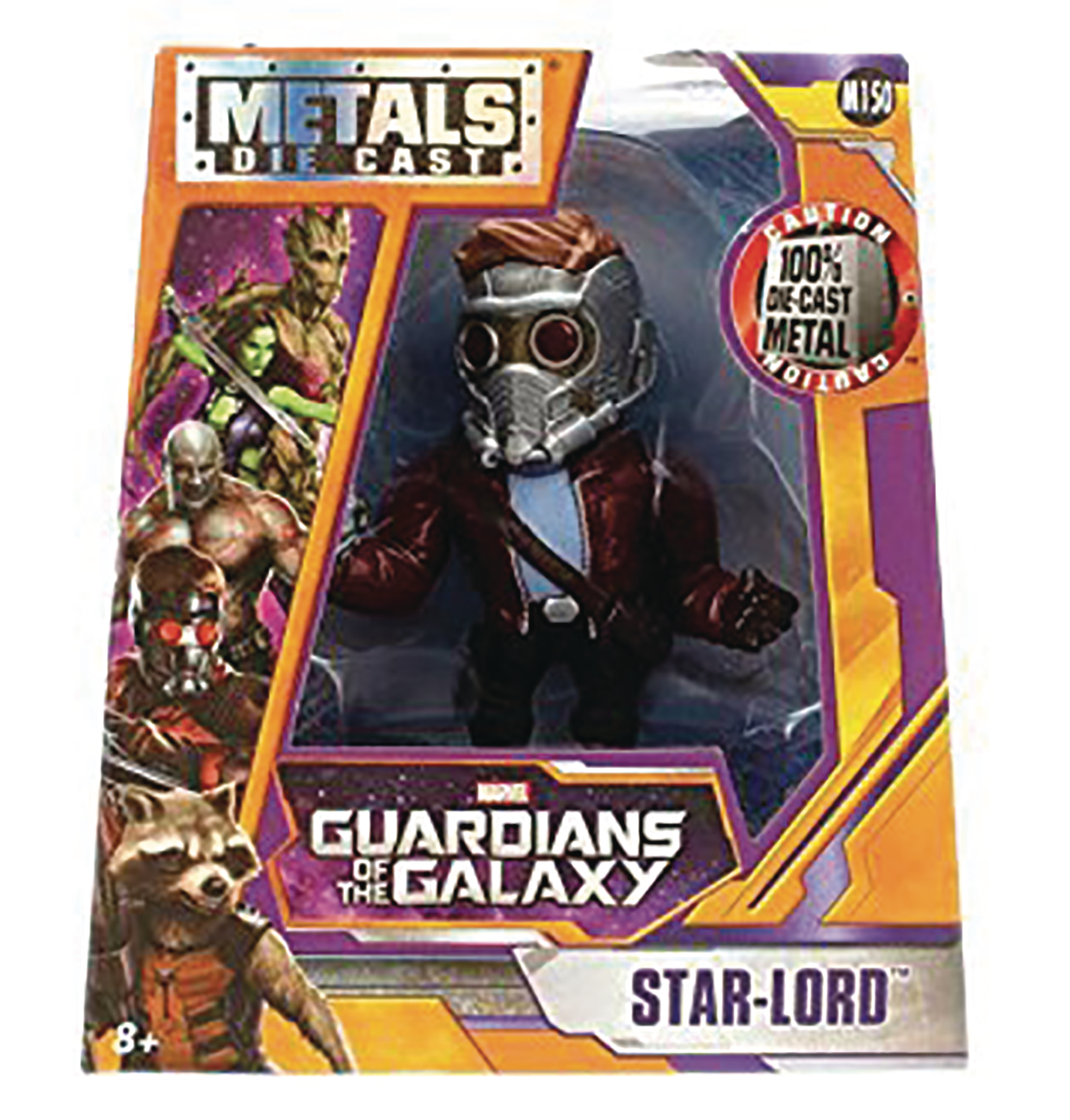 Boneco Star-Lord MV49 Guardiões da Galáxia Nano Metalfigs Jada