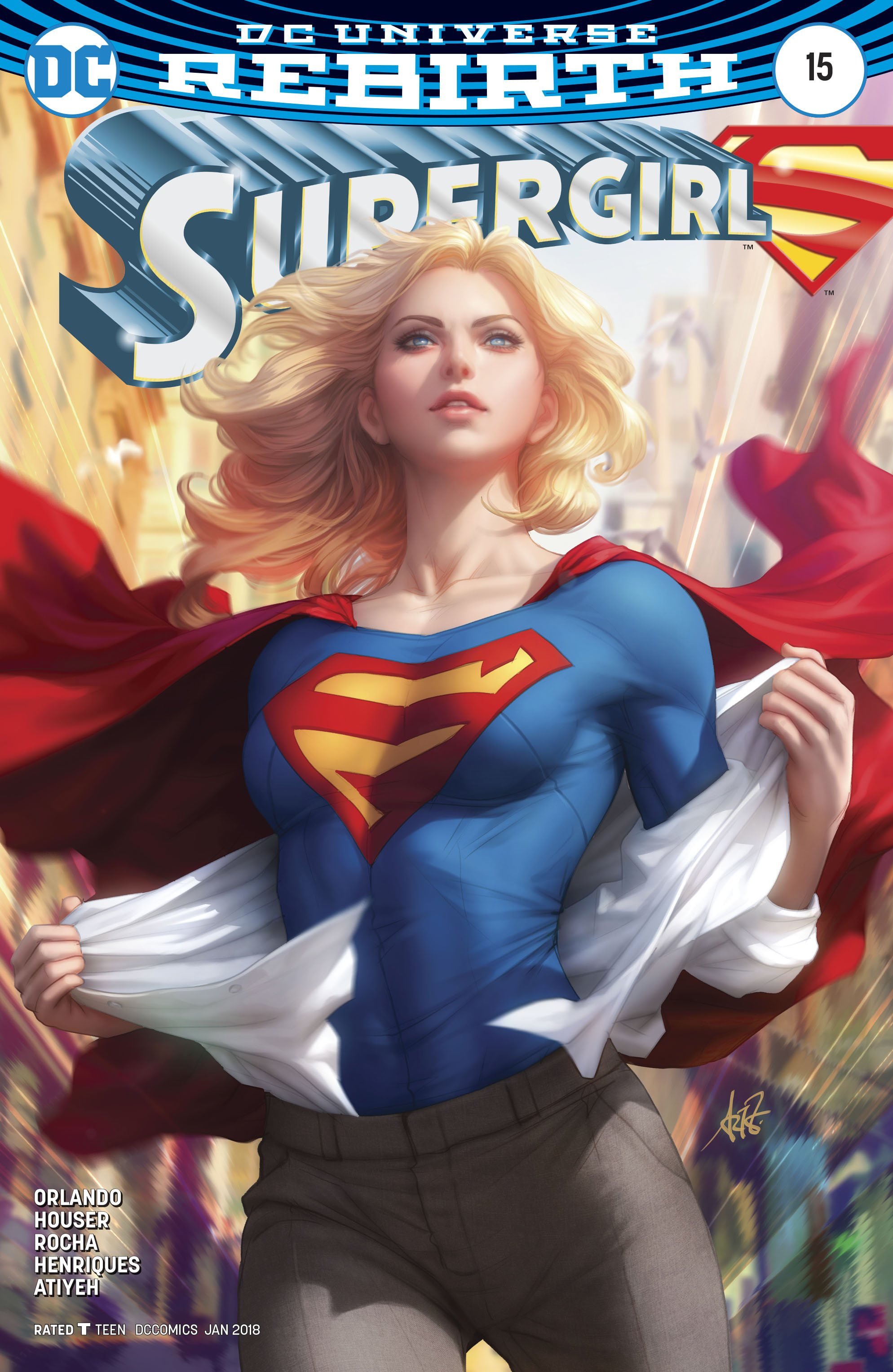 Sep170326 Supergirl 15 Var Ed Previews World 9831