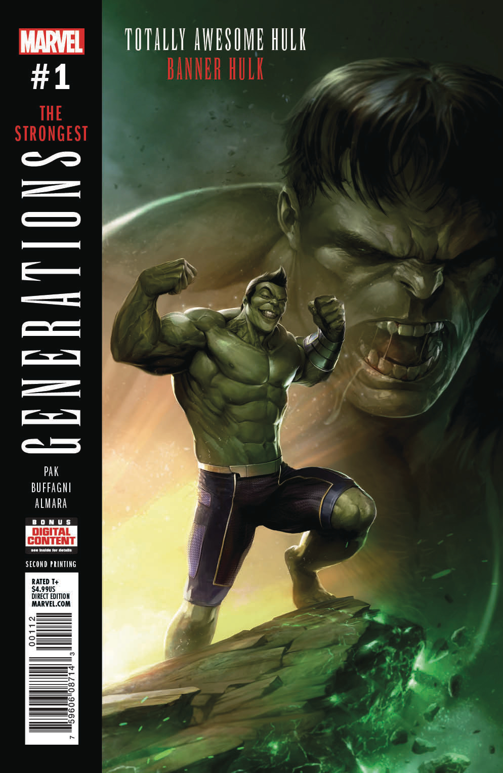 Marvel Generations : Totally Awesome Hulk / Banner Hulk The