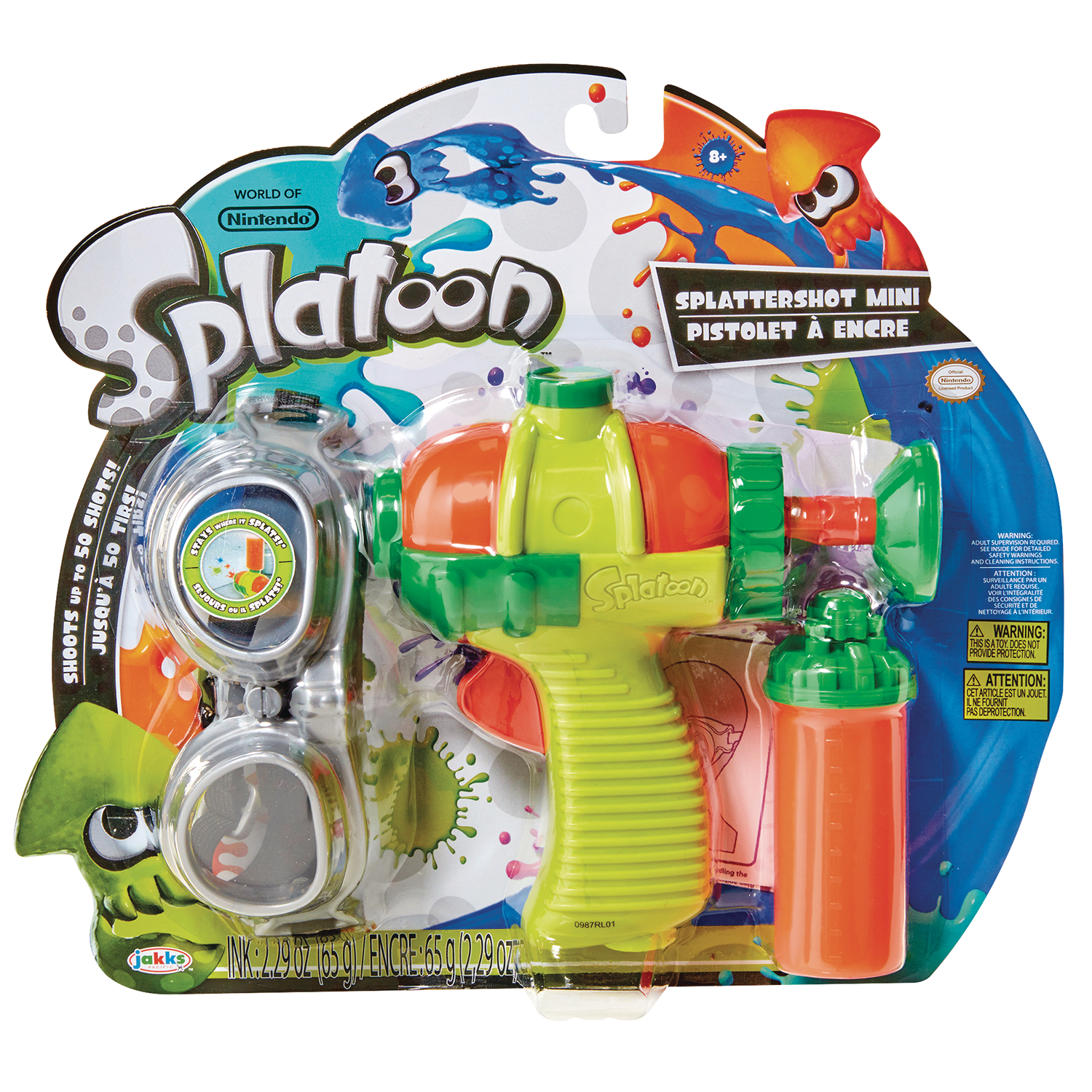 JUN178706 - SPLATOON SPLATTERSHOT QUICK SHOT MINI BLASTER CS - Previews ...