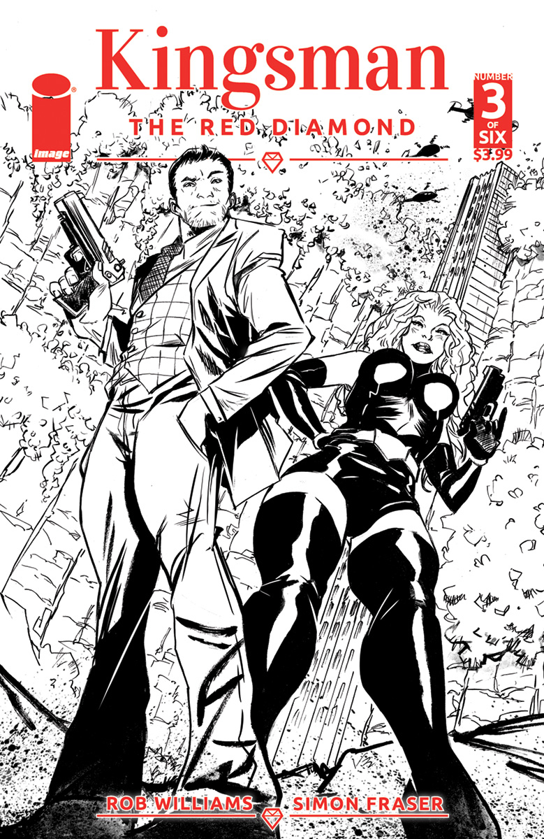 SEP170748 - KINGSMAN RED DIAMOND #3 (OF 6) CVR B B&W GREENE (MR) - Previews  World