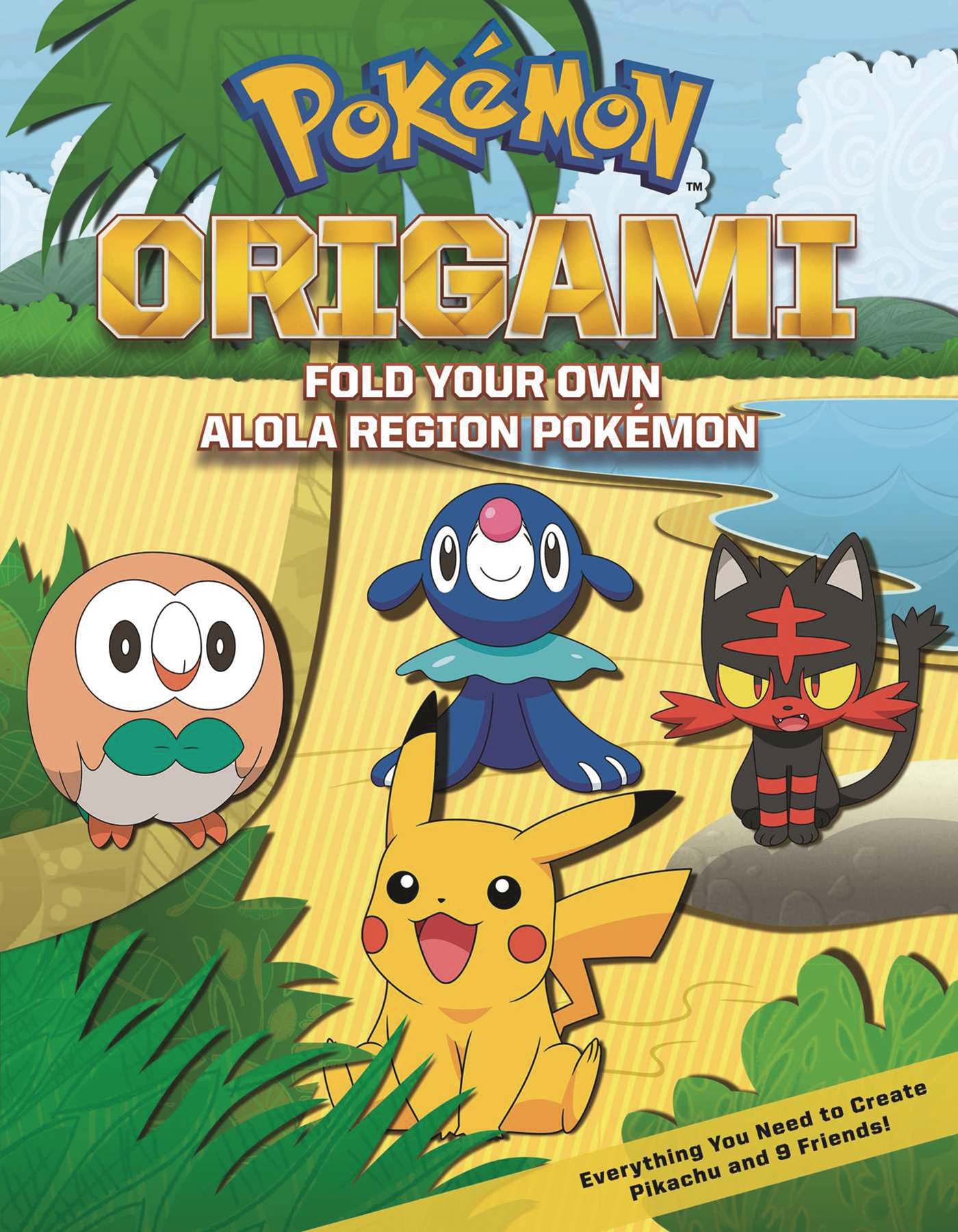 Pokï¿½mon Origami: Fold Your Own Alola Region Pokï¿½mon by The