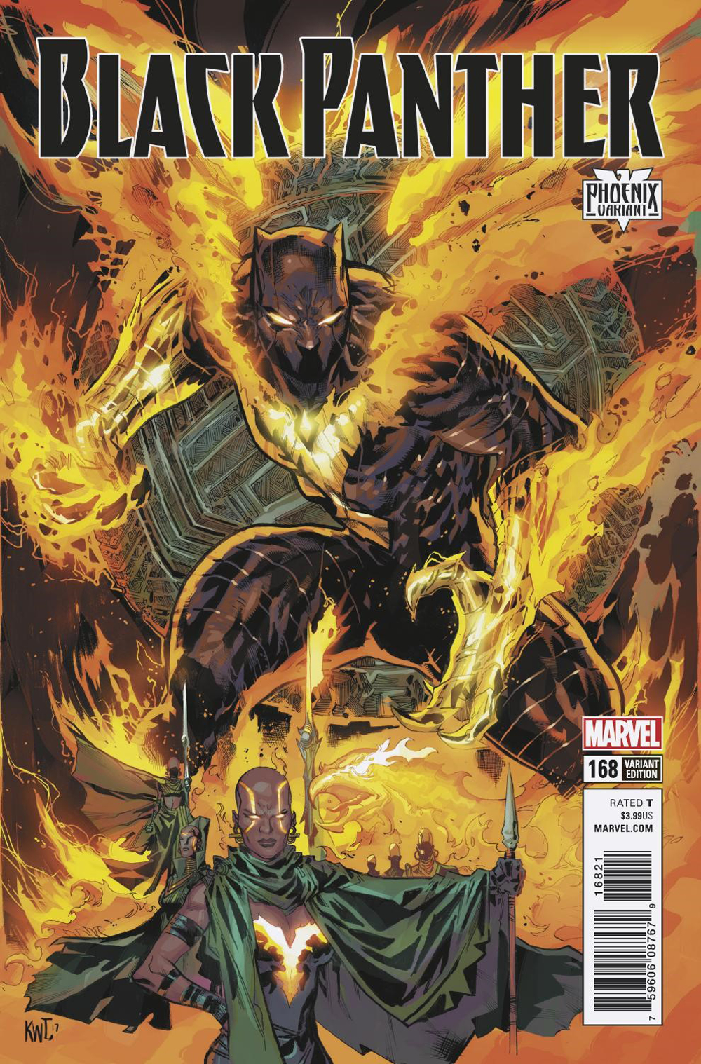 OCT170925 - BLACK PANTHER #168 LASHLEY PHOENIX VAR LEG - Previews