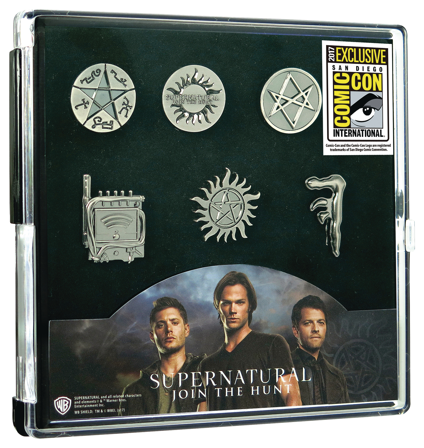 Supernatural Winchester Family Collectors Enamel Lapel Pin Set - 10 Lo