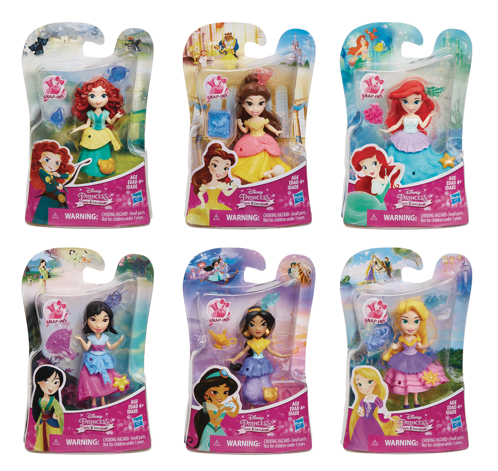 disney princess snap in dolls