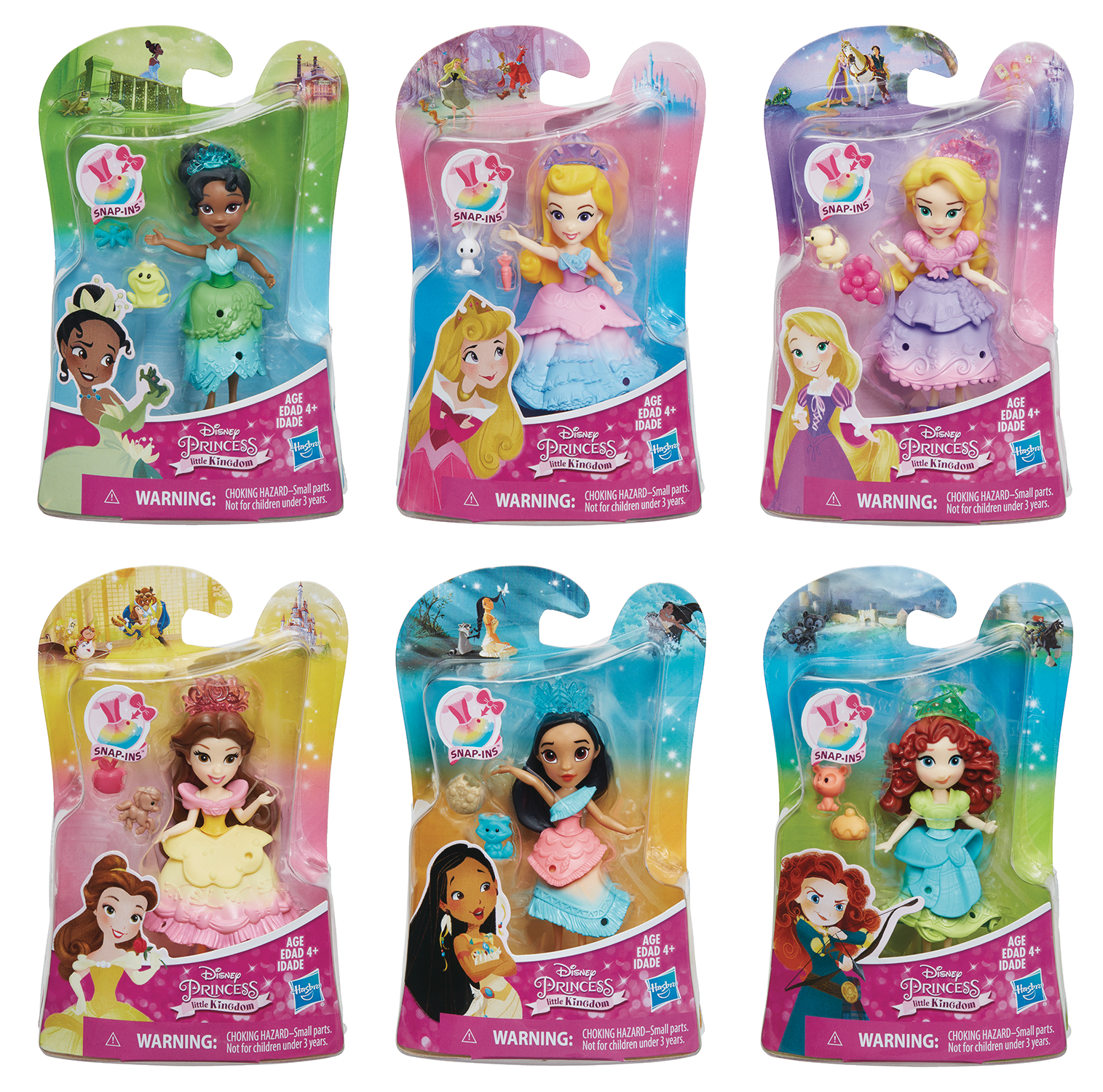 Tiny disney store princess dolls