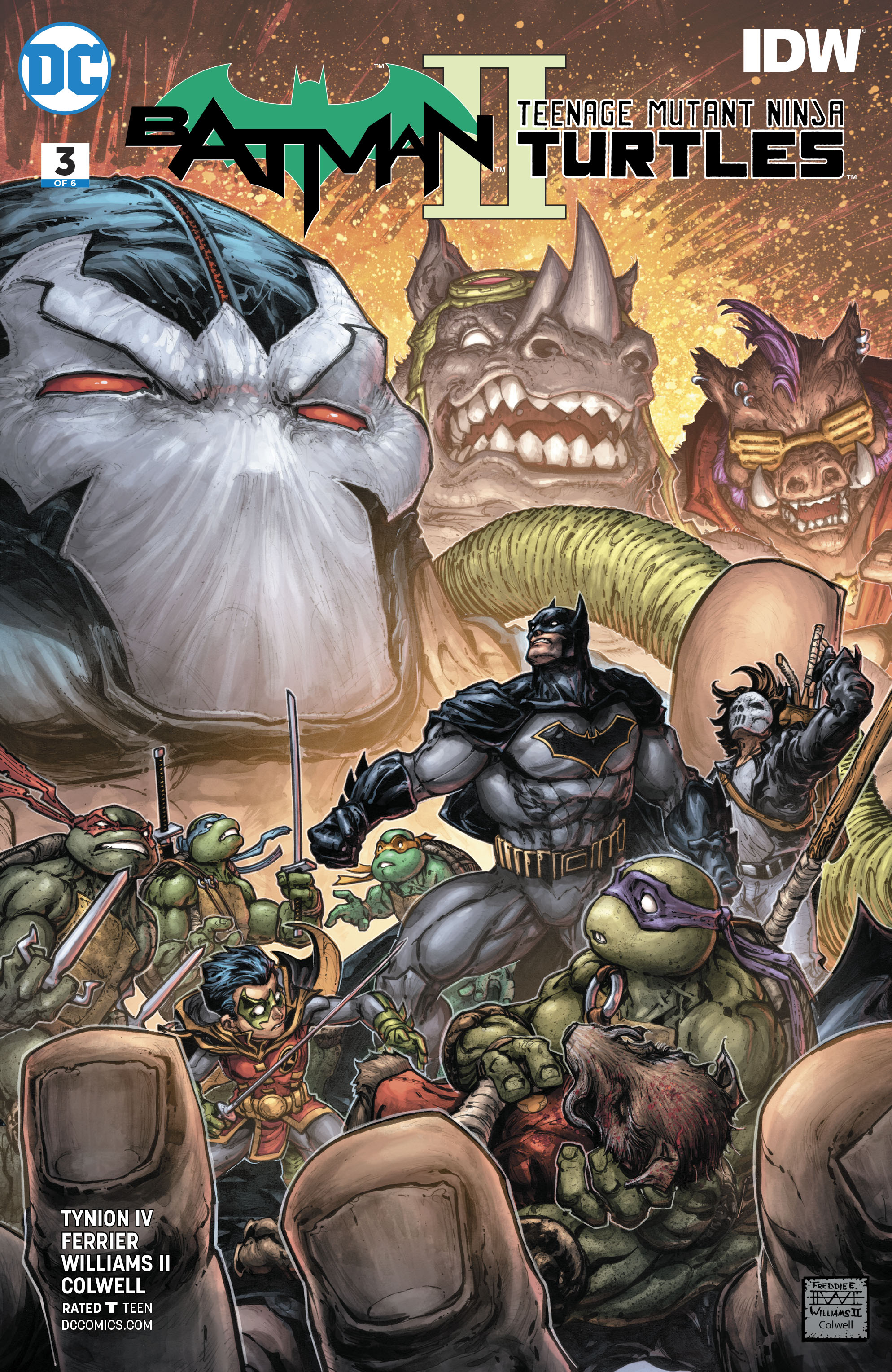 NOV170237 - BATMAN TEENAGE MUTANT NINJA TURTLES II #3 (OF 6) - Previews  World