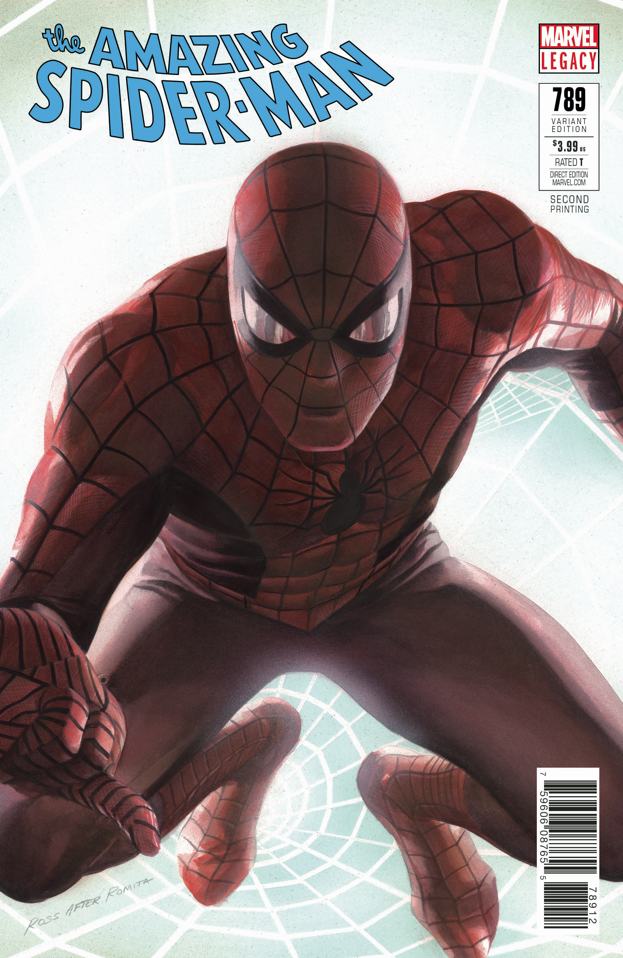 AUG179026 - AMAZING SPIDER-MAN #789 2ND PTG ALEX ROSS VAR LEG - Previews  World