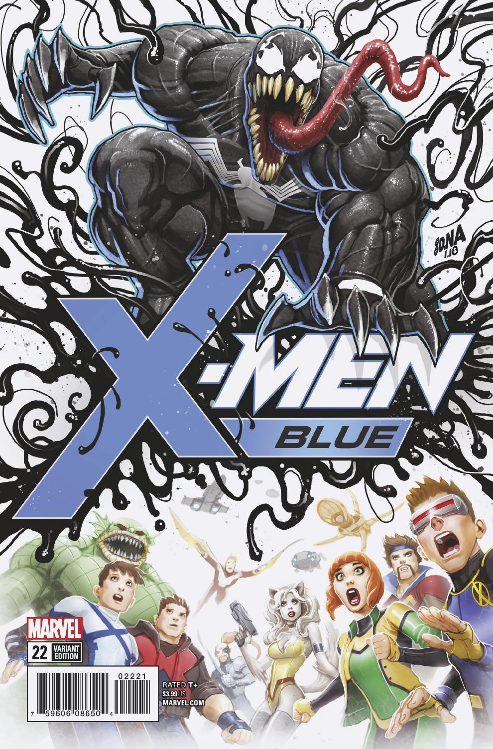 X-MEN BLUE #22 NAKAYAMA POISON X VAR LEG