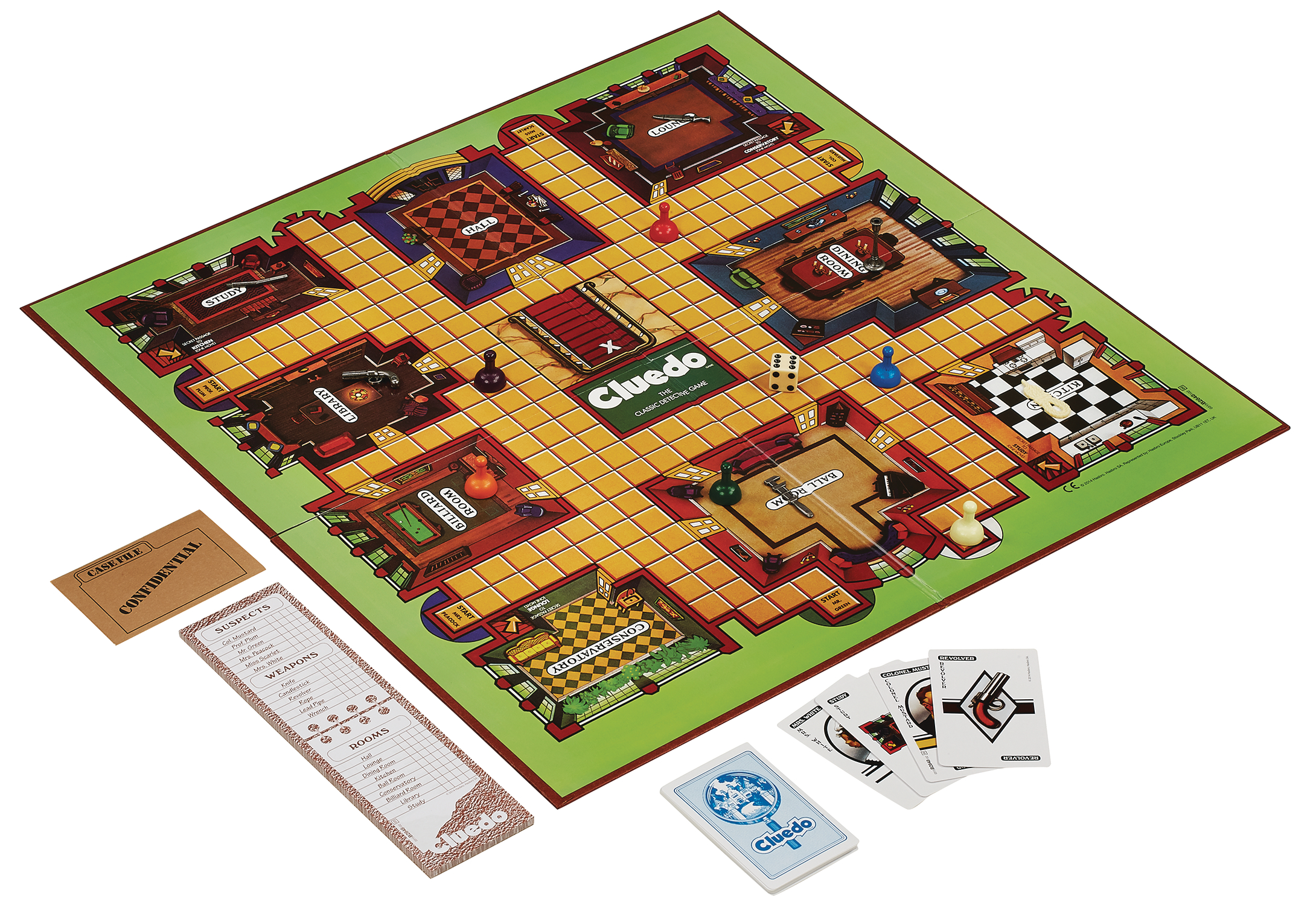 hasbro clue retro board game