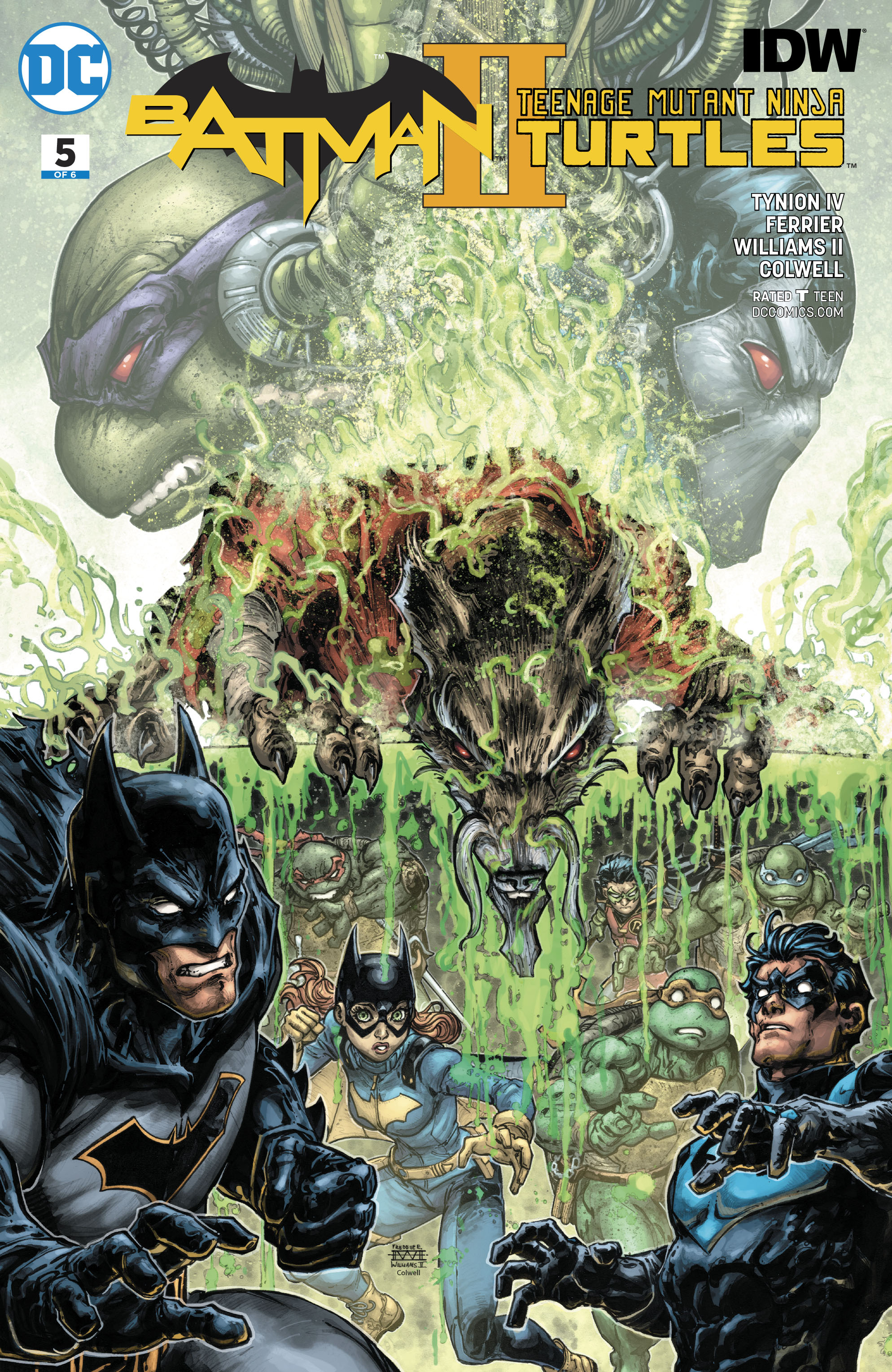 JAN180266 - BATMAN TEENAGE MUTANT NINJA TURTLES II #5 (OF 6) - Previews  World