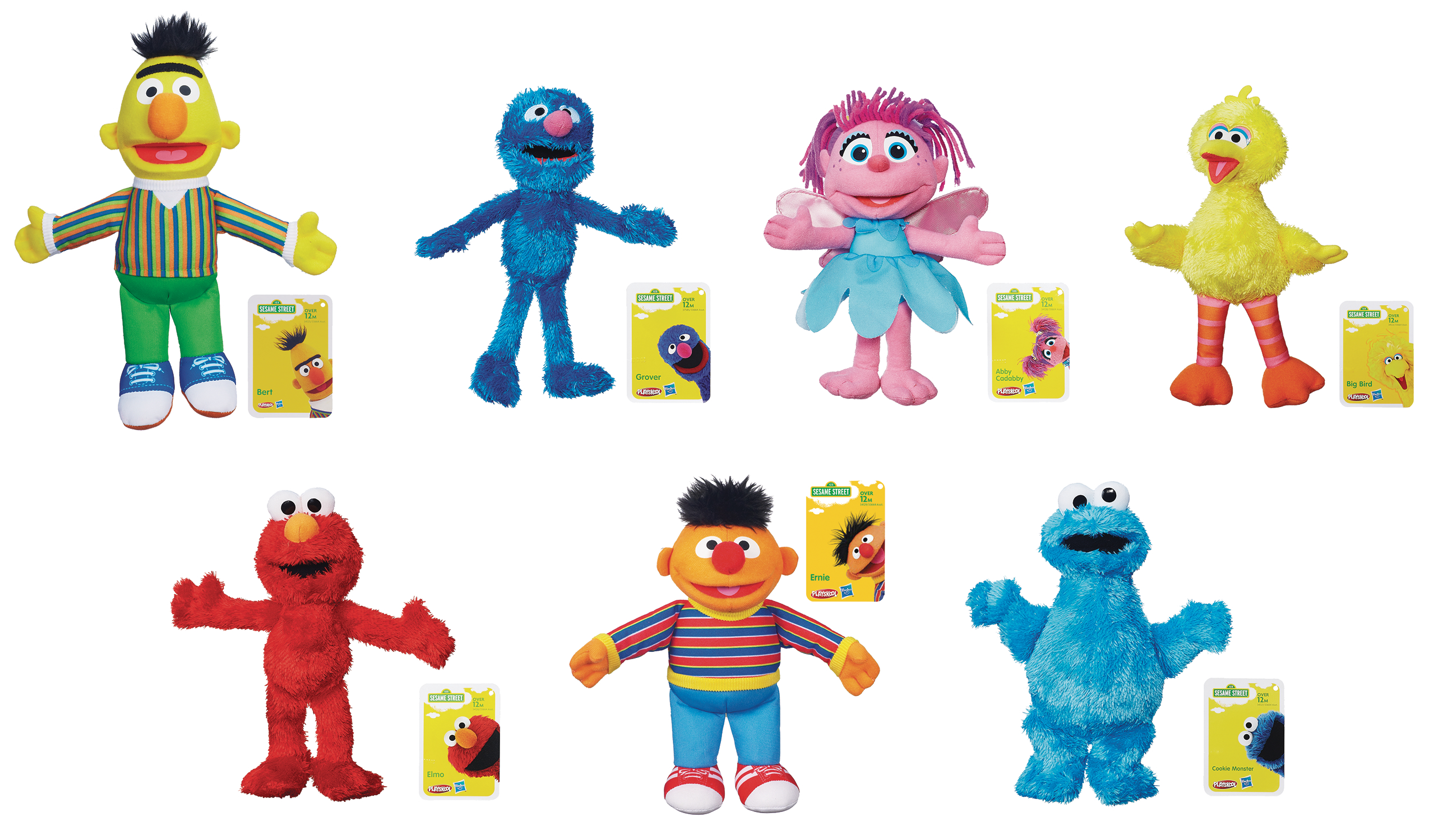 Mini plush sesame street on sale characters