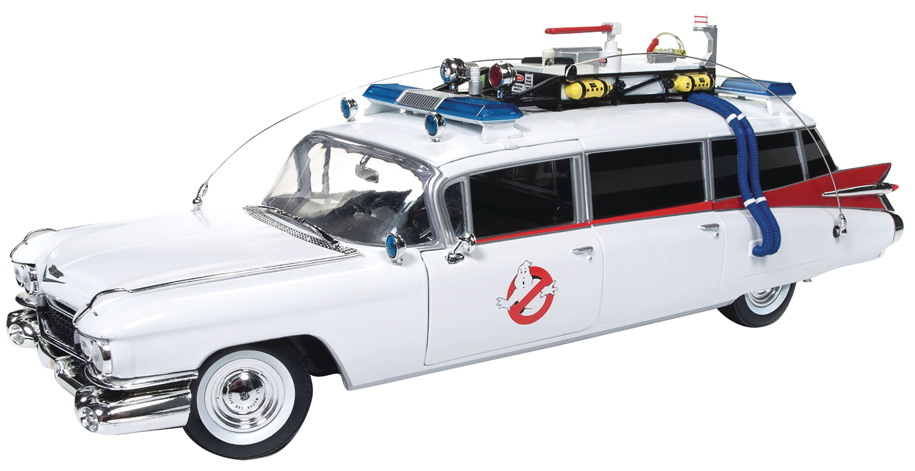 OCT178152 - GHOSTBUSTERS ECTO-1 1/18 SCALE DIE-CAST VEHICLE