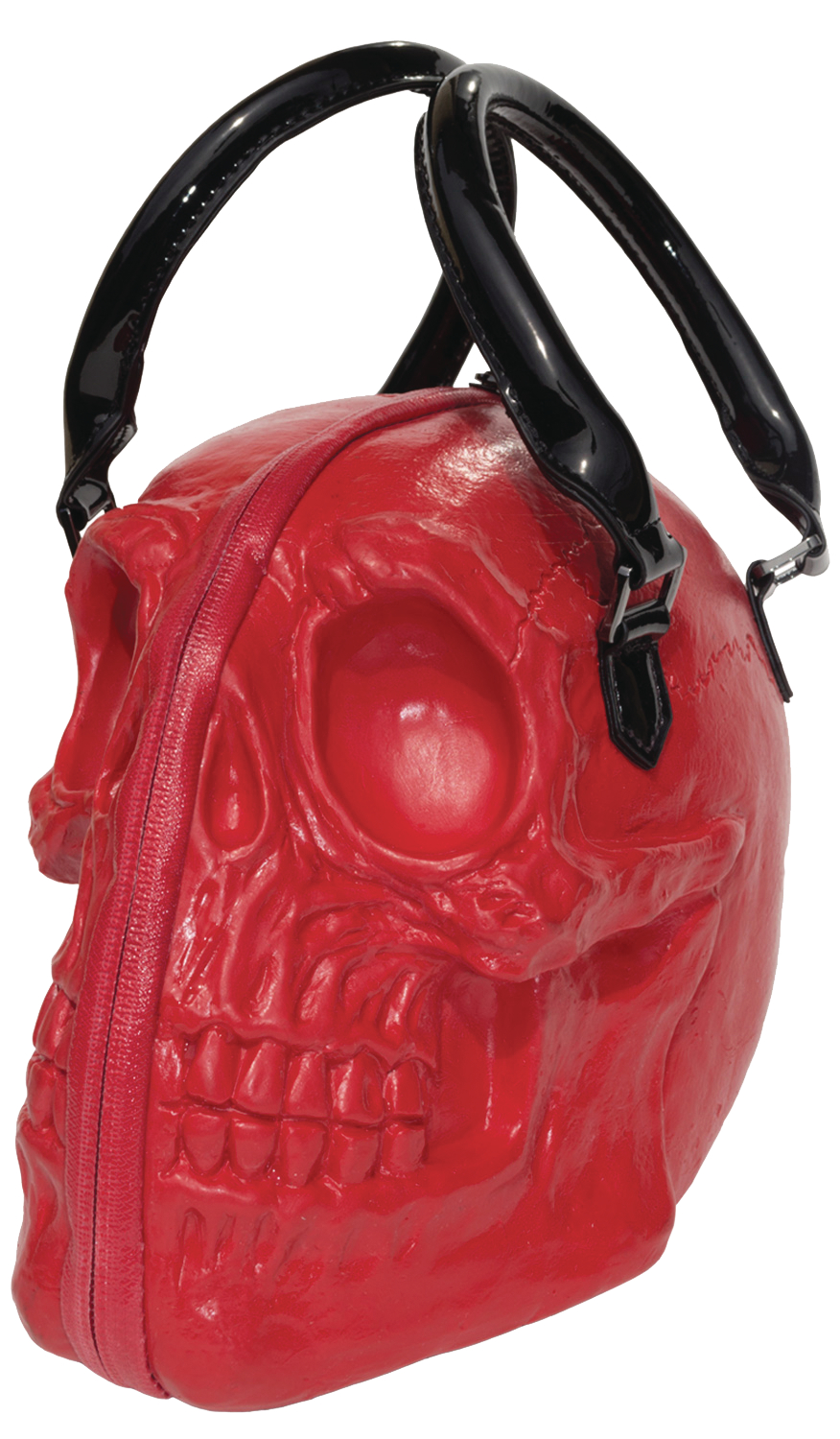 OCT178609 KREEPSVILLE SKULL COLLECTION RED HANDBAG Previews World