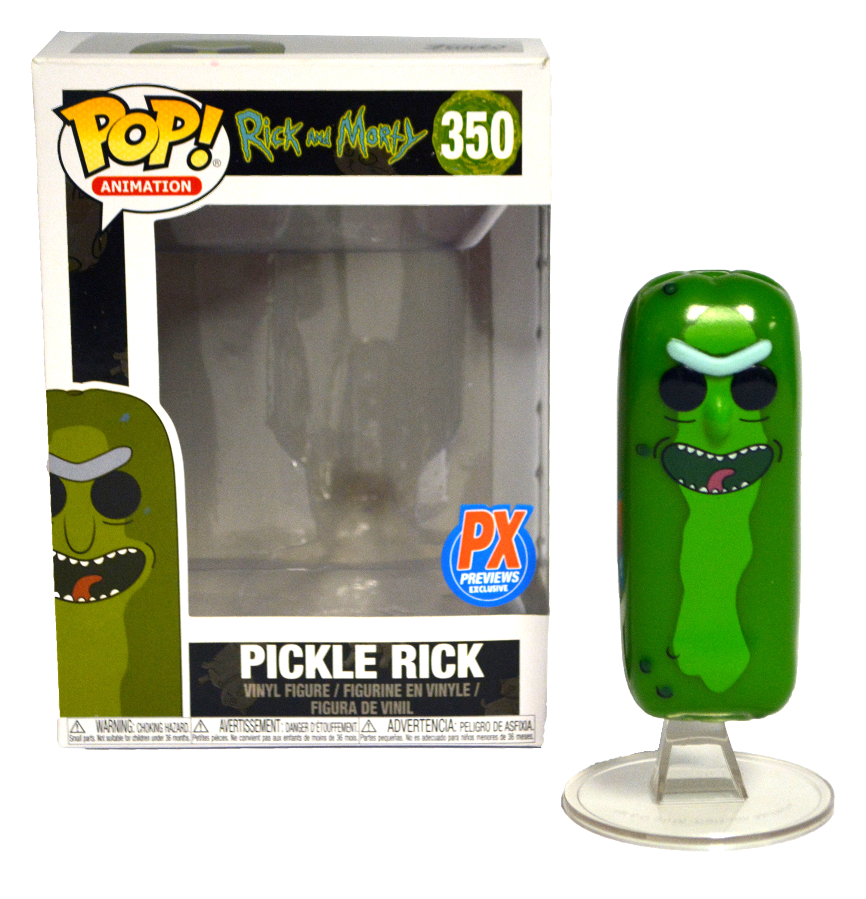 DEC178162 - POP RICK & MORTY PICKLE RICK NO LIMBS PX VINYL FIGURE ...