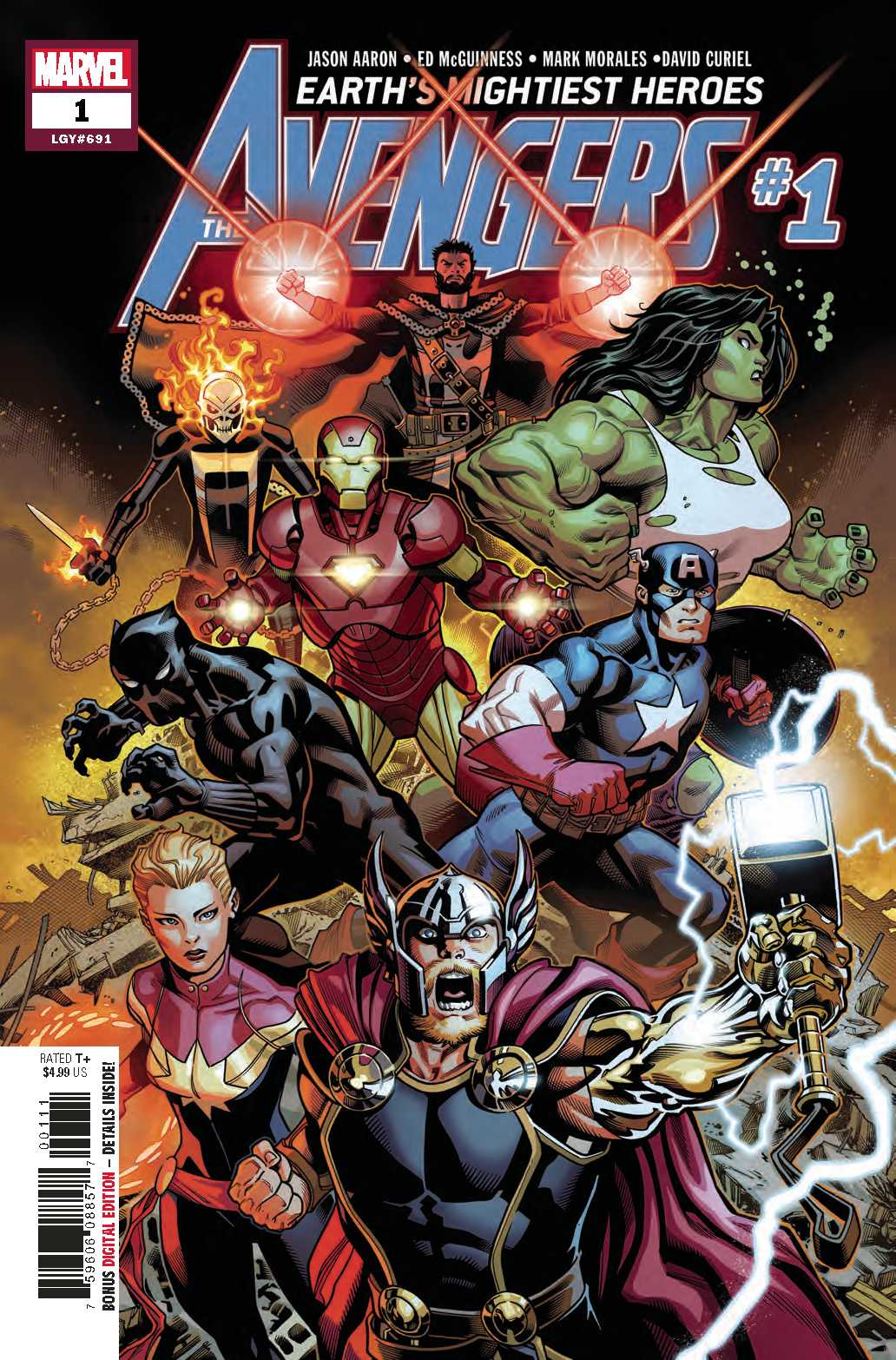 FEB230689 - AVENGERS ASSEMBLE OMEGA #1 SKROCE VAR - Previews World