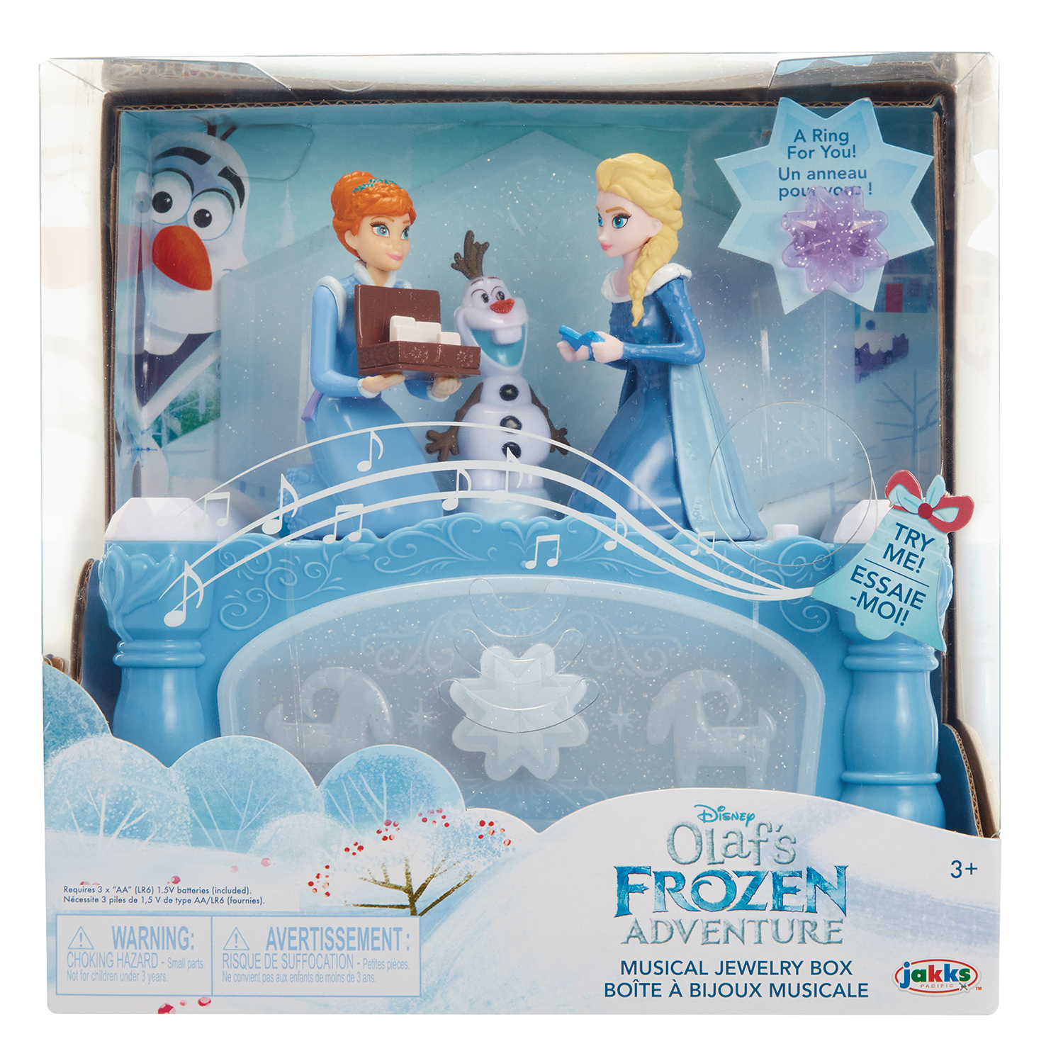 DEC178274 - DISNEY FROZEN OLAF FROZEN ADV MUSICAL JEWELRY BOX CS