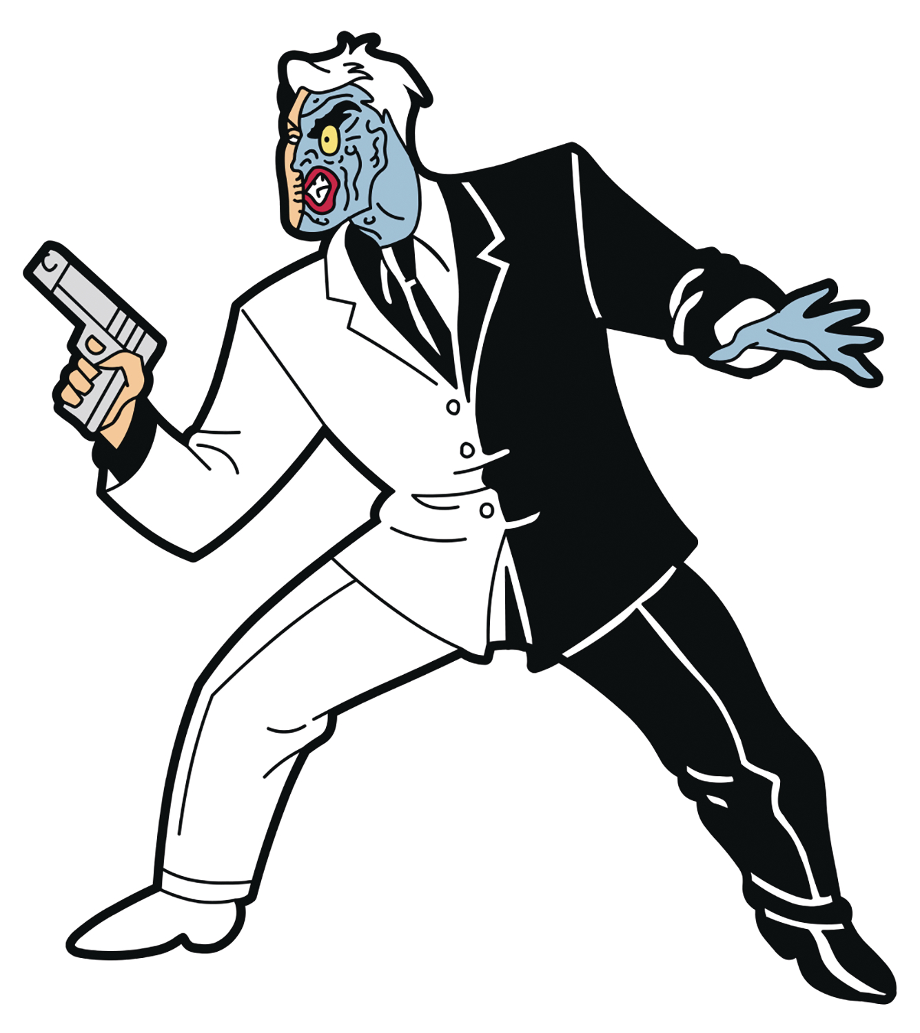 two face animated