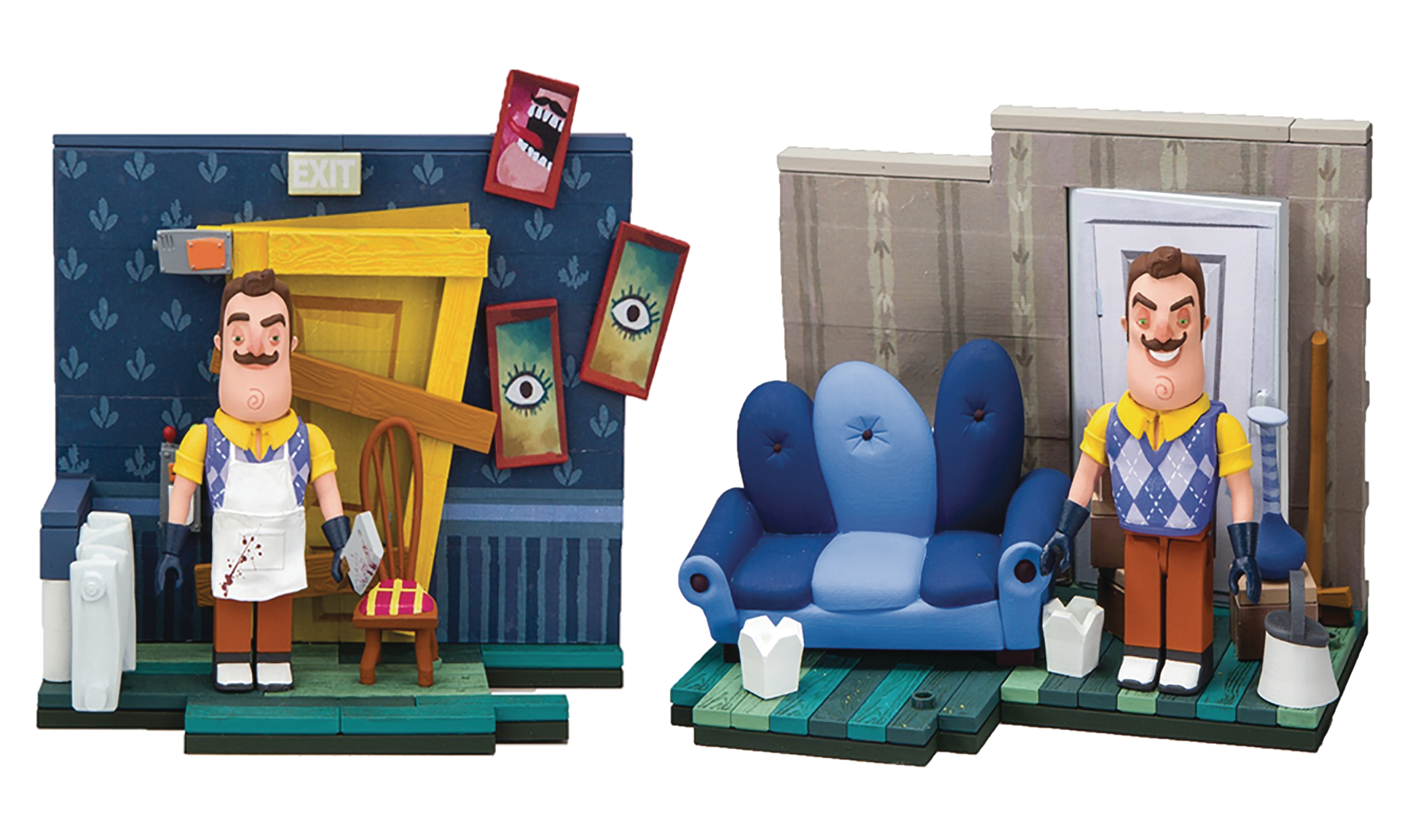 Hello neighbor best sale lego set