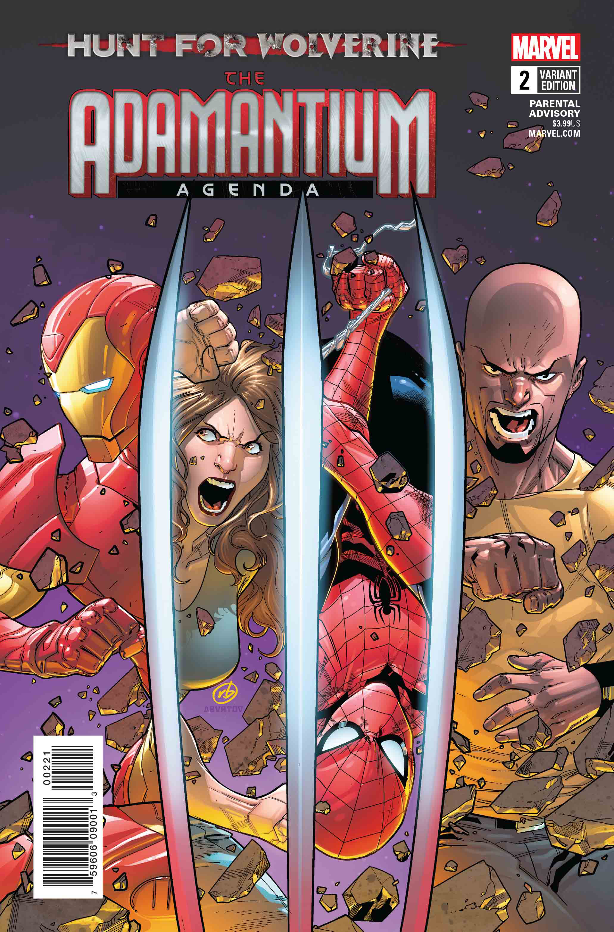 APR180733 - HUNT FOR WOLVERINE ADAMANTIUM AGENDA #2 (OF 4) SILVA VAR