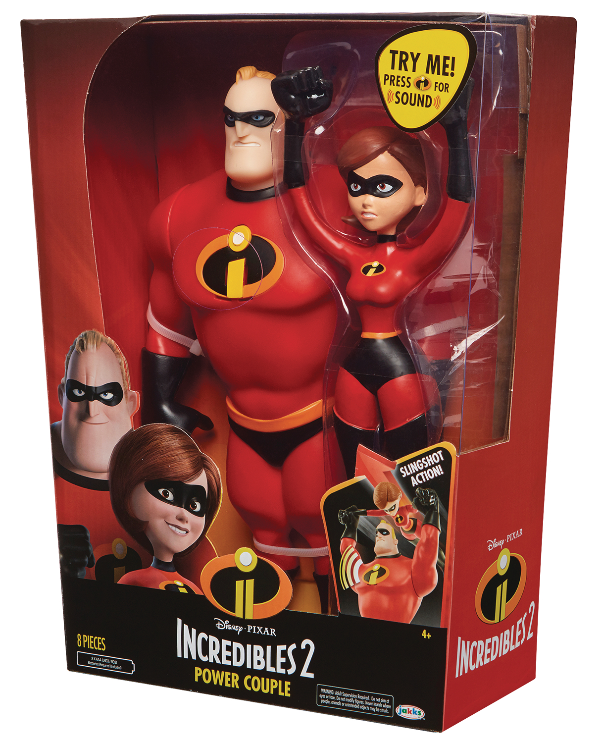 Feb188882 Incredibles 2 Mr Incredible And Elastigirl 12in Af Set Cs Net Previews World