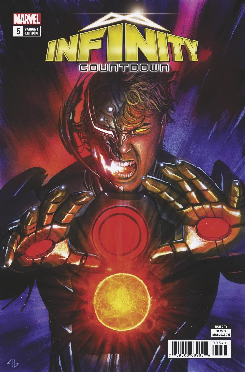 INFINITY COUNTDOWN #5 (OF 5) ULTRON HOLDS INFINITY VAR