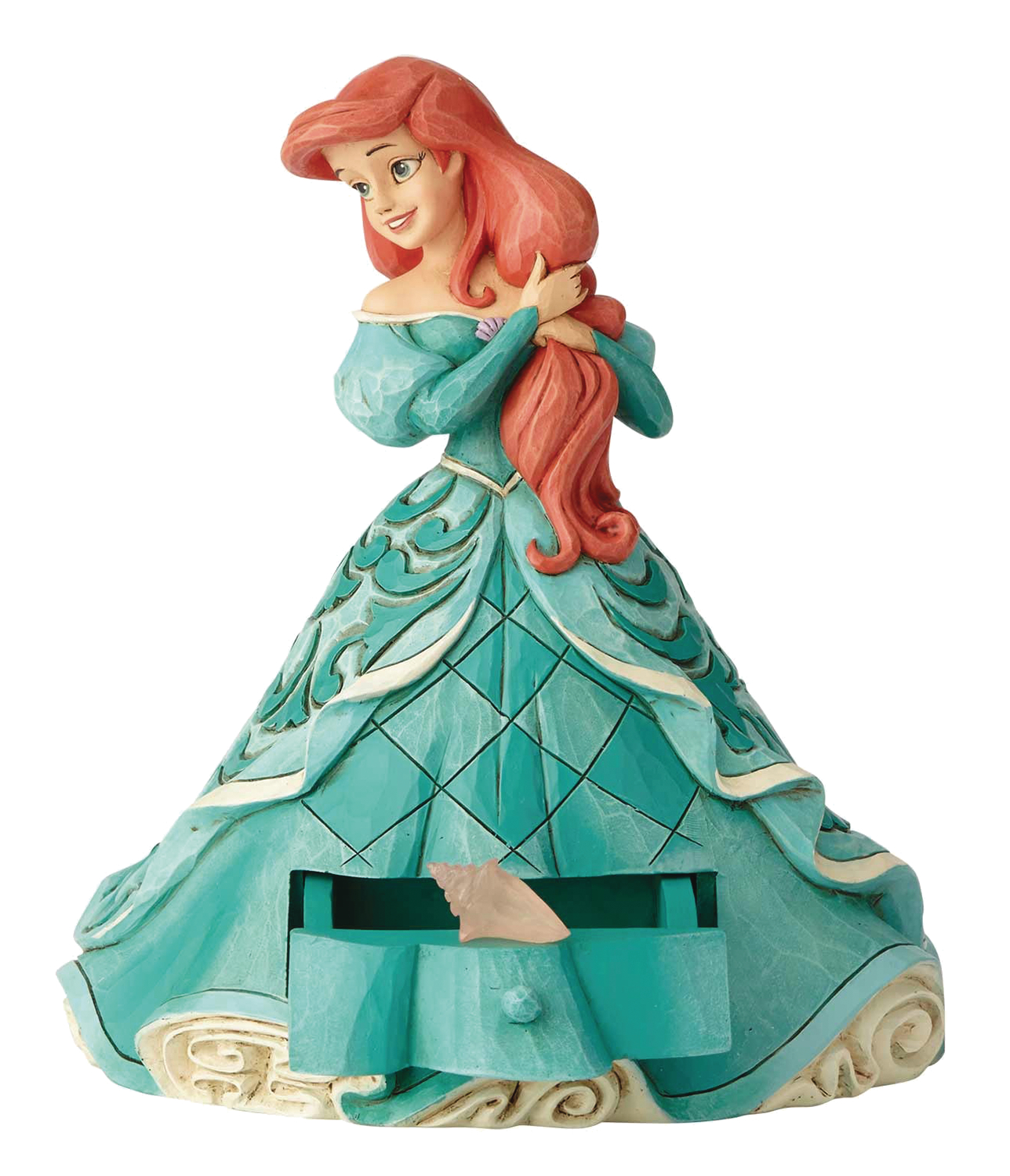 Disney Traditions Ariel with Shell Figurine