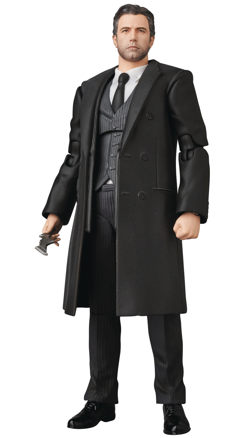 MAR188275 JUSTICE LEAGUE BRUCE WAYNE MAFEX AF Previews World