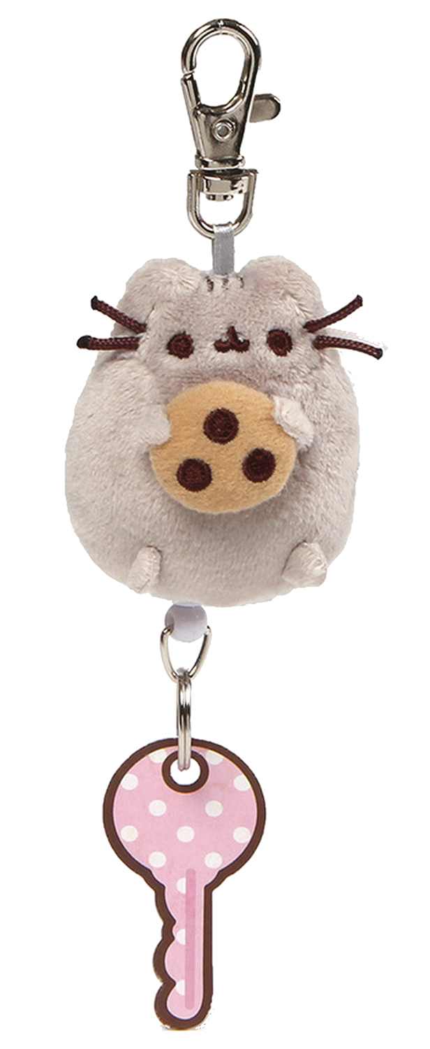 pusheen mermaid keychain