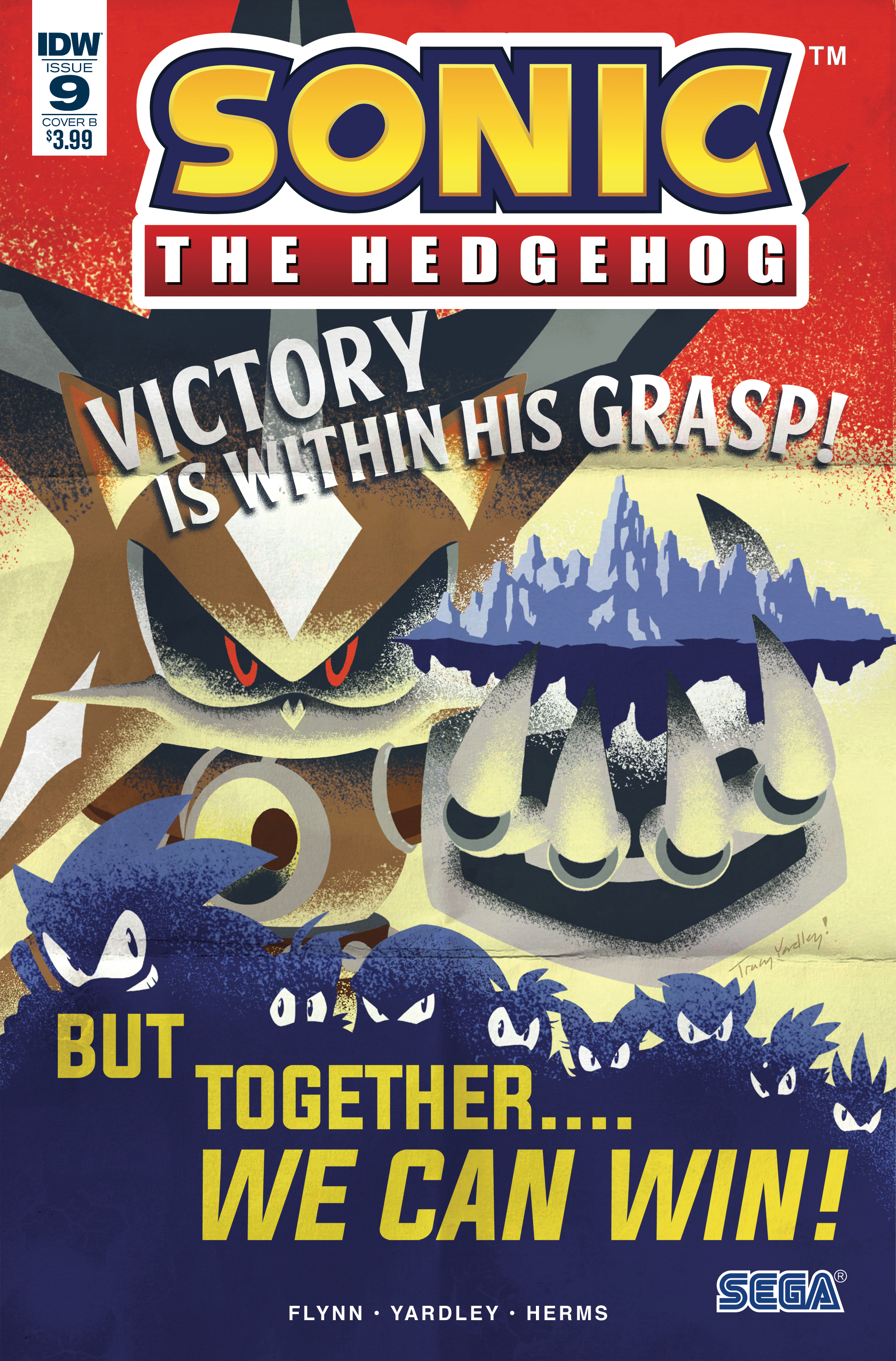 AUG180798 - SONIC THE HEDGEHOG #10 CVR B YARDLEY - Previews World