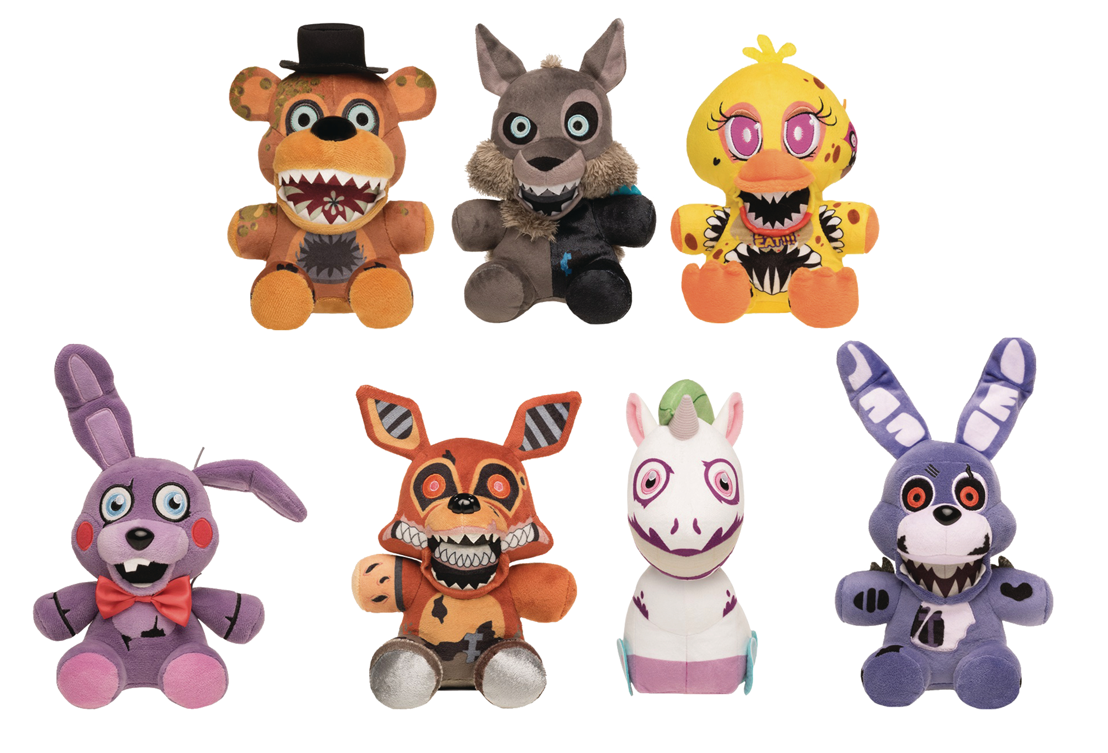 five nights at freddy's the twisted ones plushies