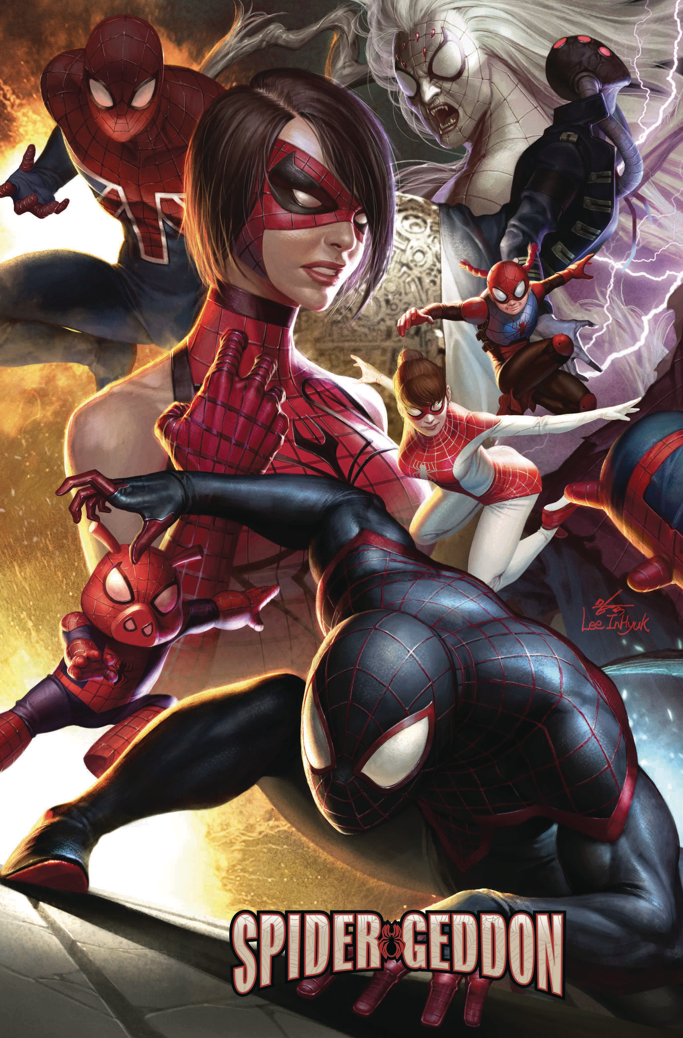 JUL180994 - SPIDER-GEDDON #0 IN-HYUK LEE CONNECTING VAR - Previews