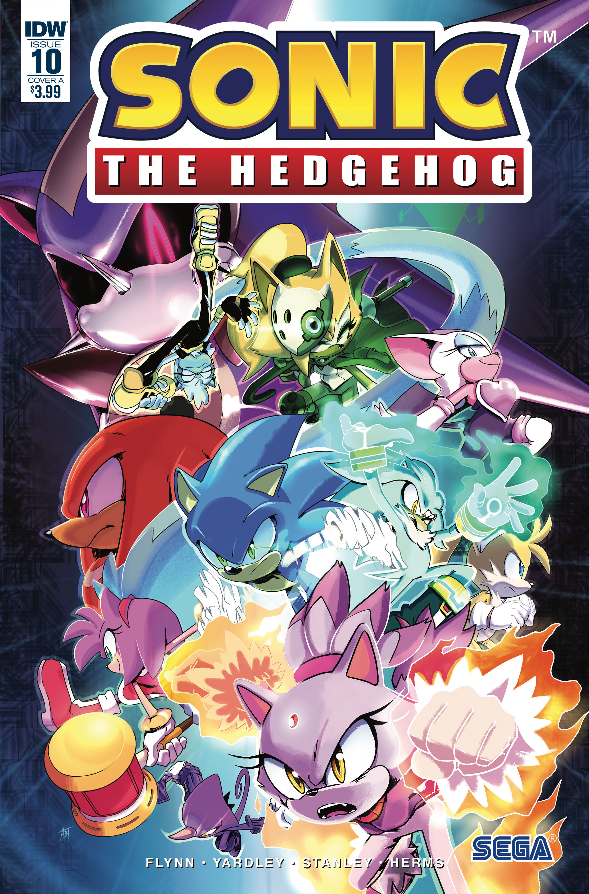 AUG180798 - SONIC THE HEDGEHOG #10 CVR B YARDLEY - Previews World