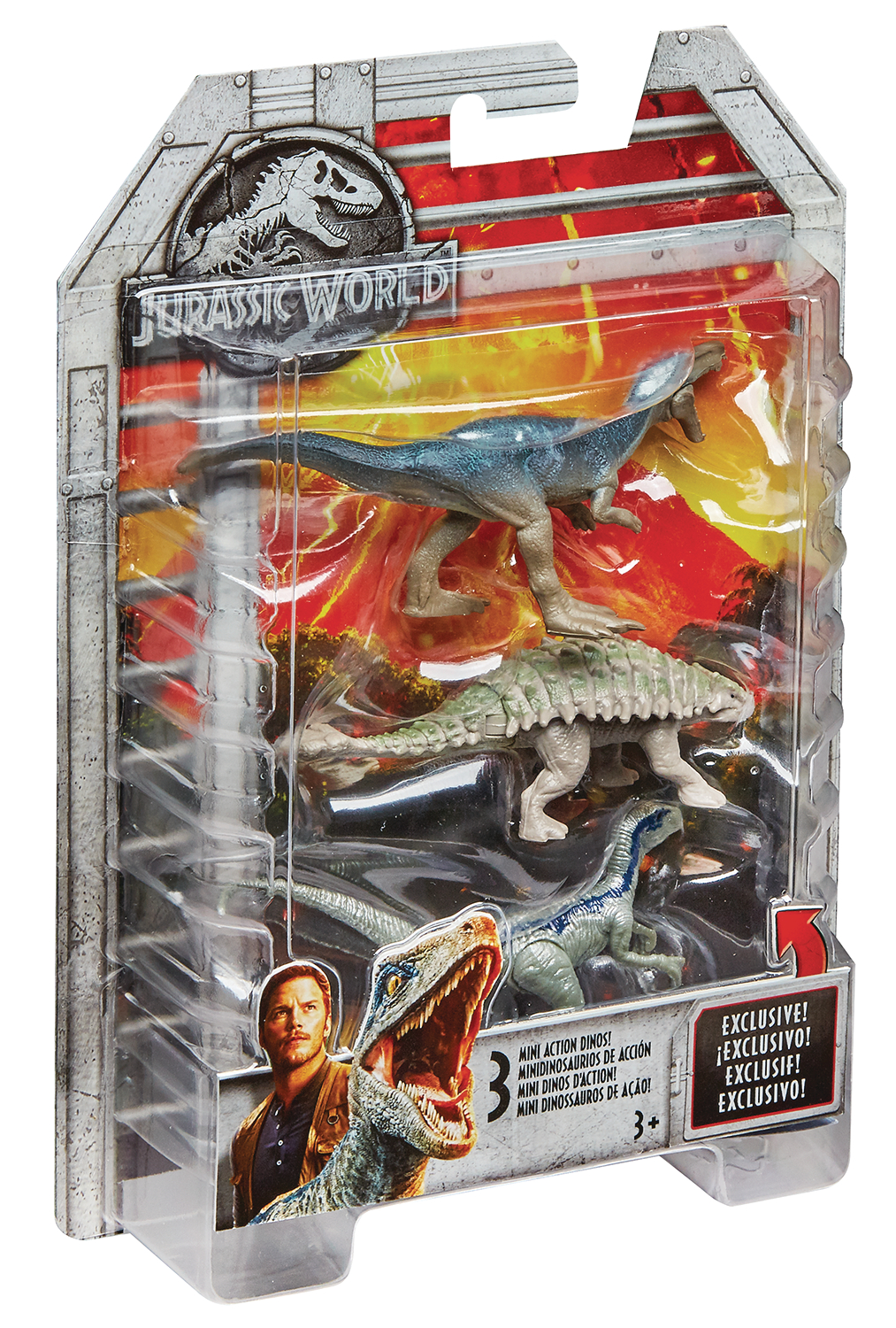 jurassic world mattel mini dinos