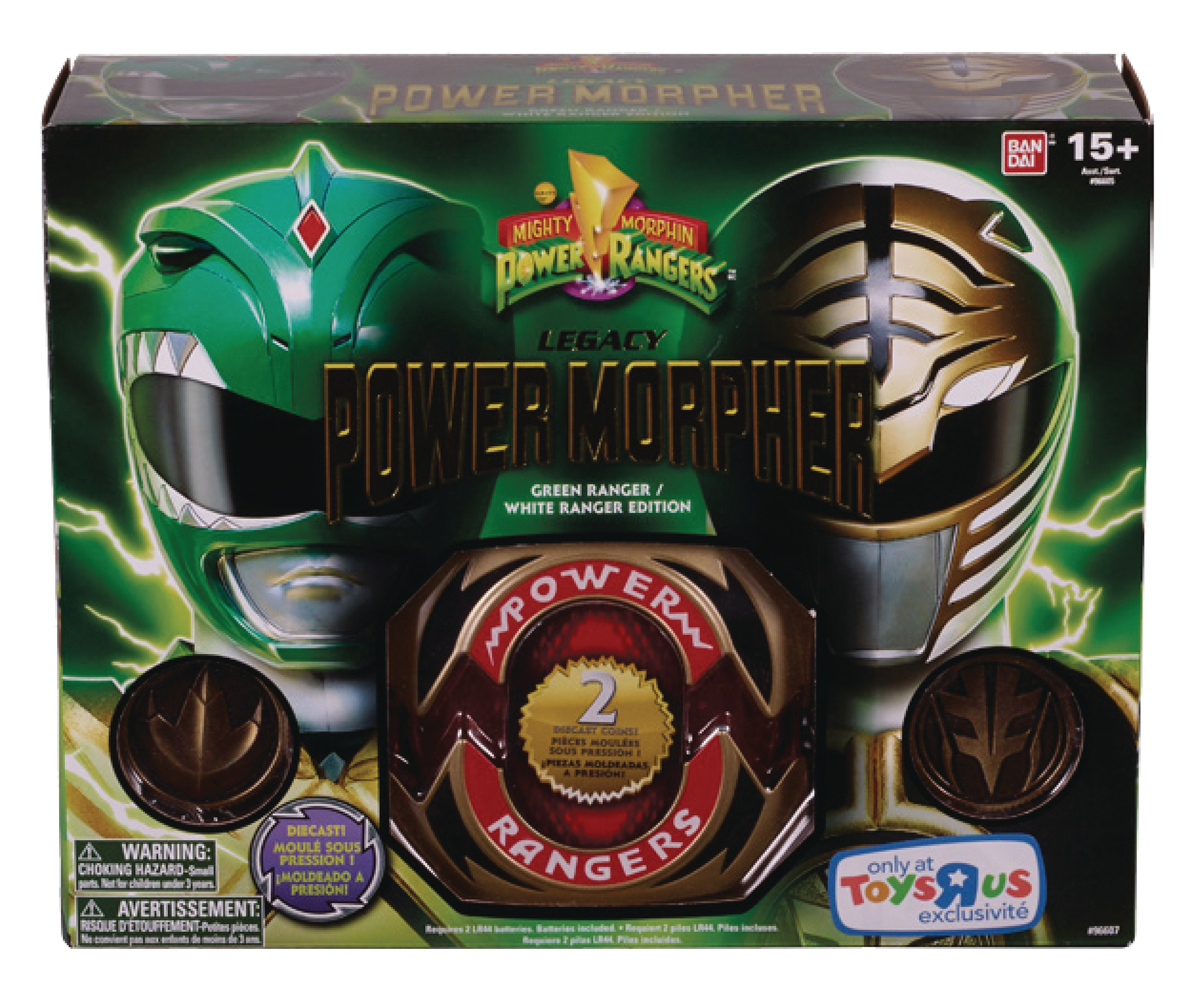 MAY189110 - POWER RANGERS LEGACY MMPR MORPHER GREEN WHITE ED - Previews ...