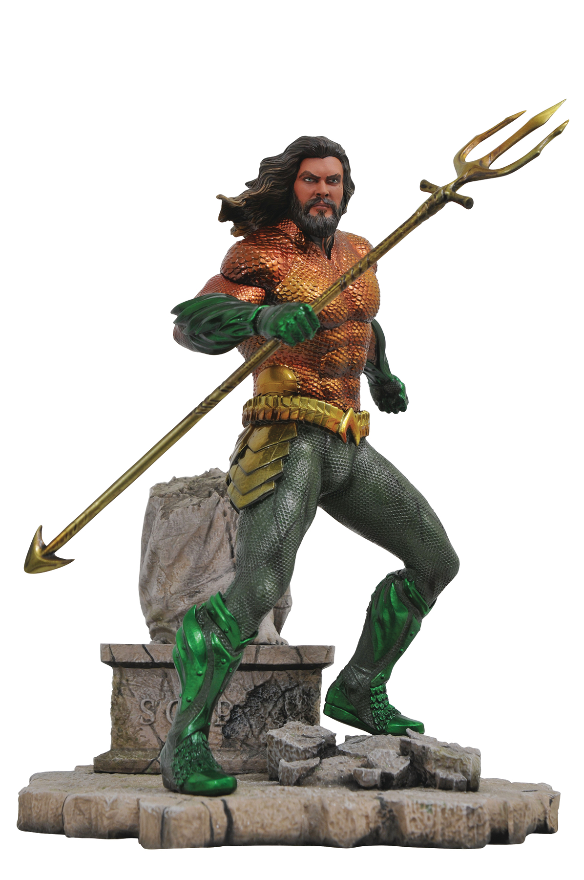 AUG182576 - AQUAMAN MOVIE GALLERY OCEAN MASTER PVC FIGURE - Previews World