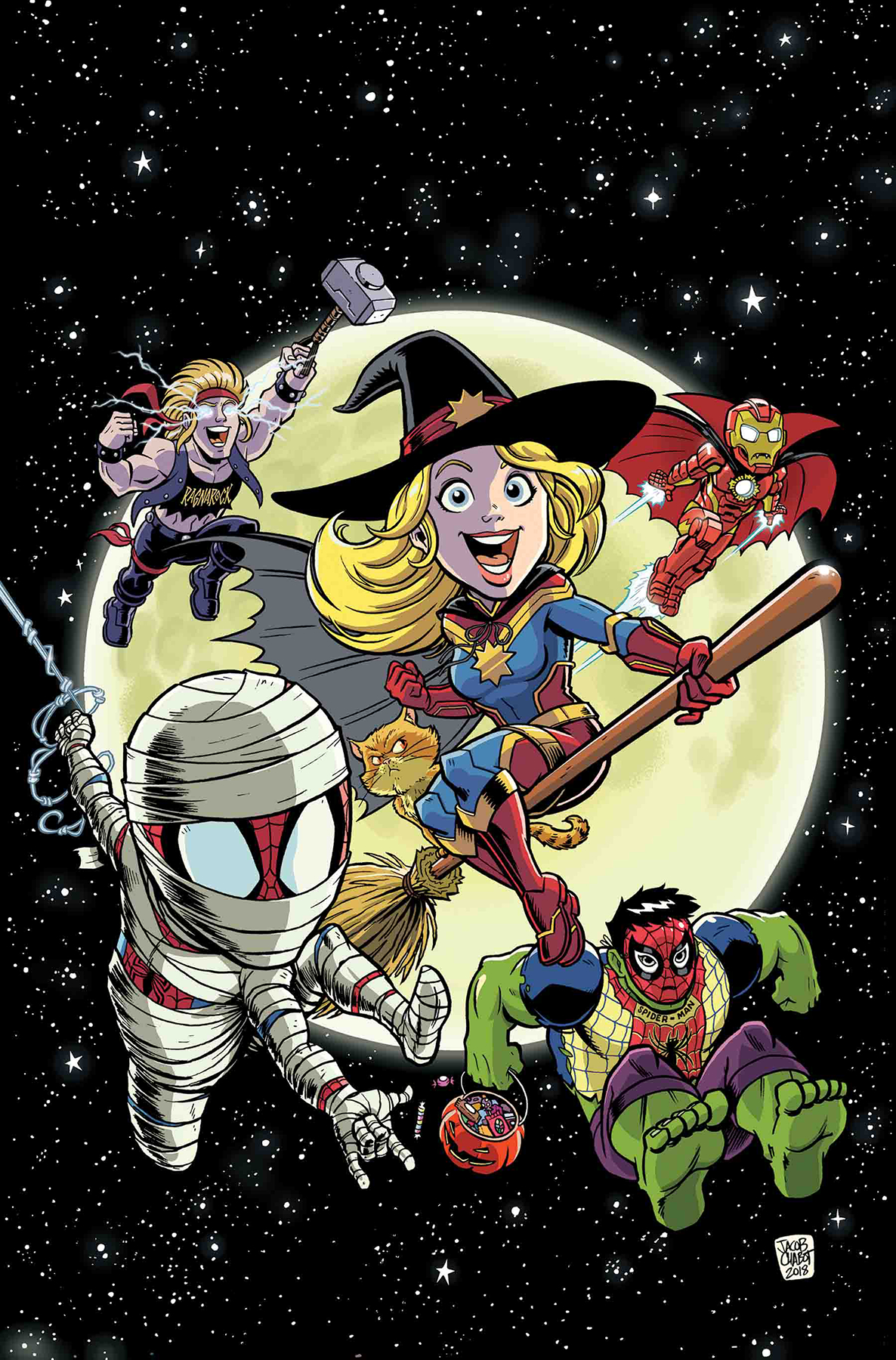 AUG181068 MSH CAPTAIN MARVEL HALLOWEEN SPOOKTACULAR 1 Previews World