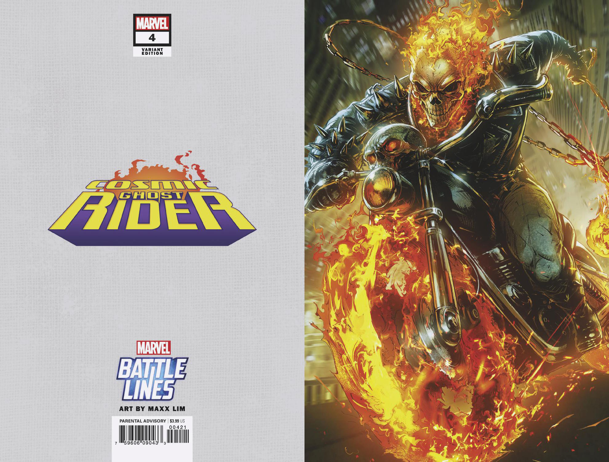 AUG180995 - COSMIC GHOST RIDER #4 (OF 5) MAXX LIM MARVEL BATTLE